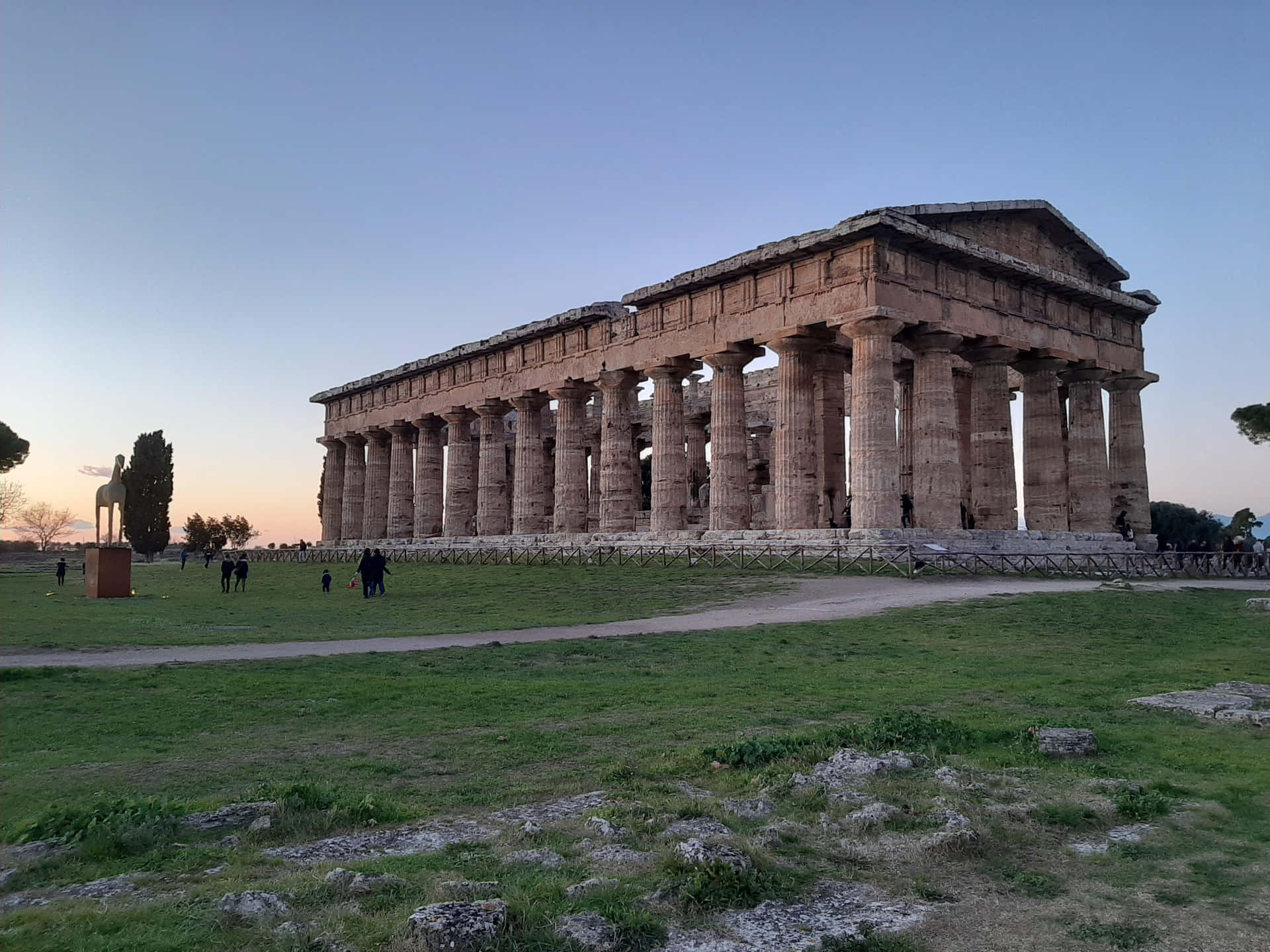 Paestum Sunset
