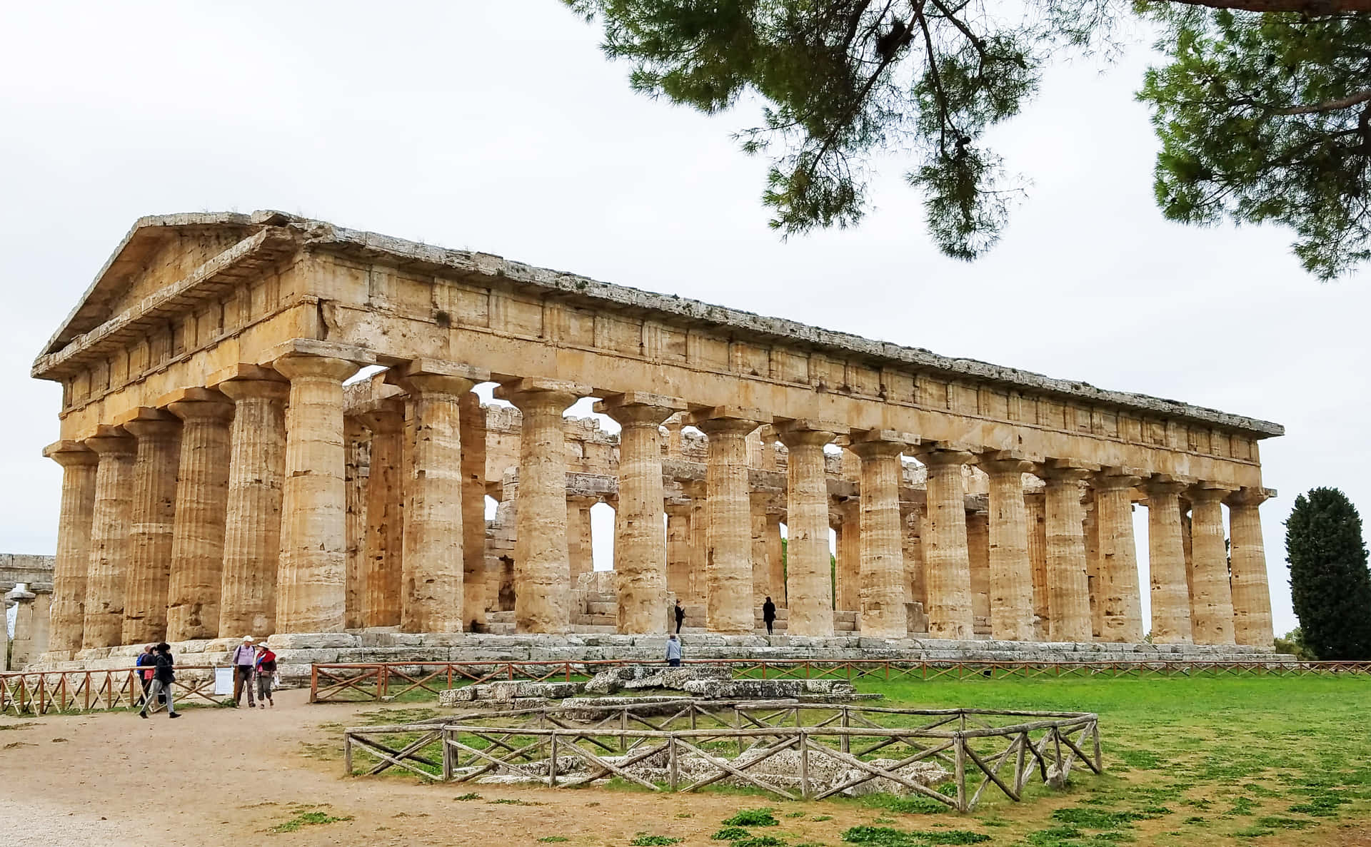 Paestum Tourist Standing