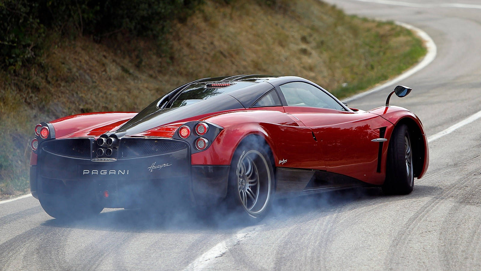 Pagani Huayra In Curved Road