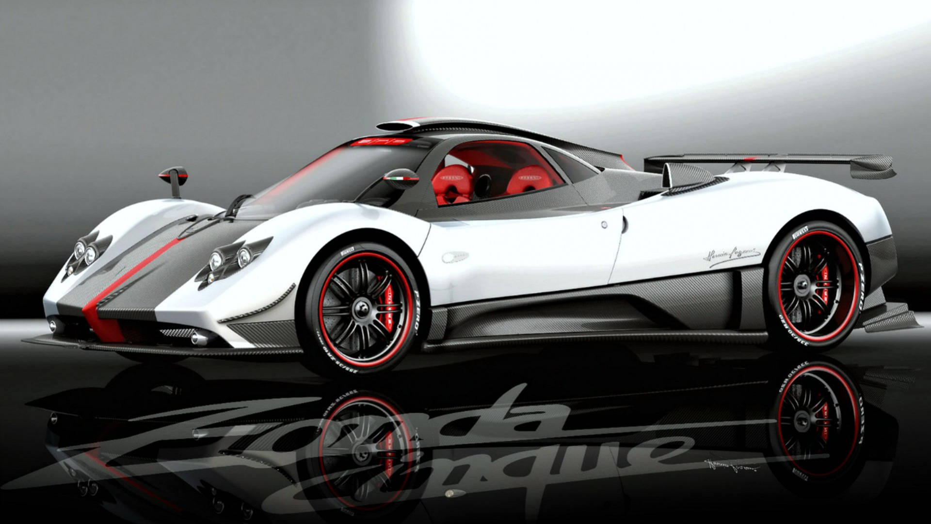 Pagani Zonda Cinque From Iphone Background