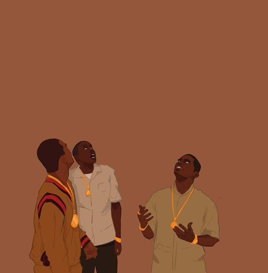 Paid In Full Cartoon Art Background