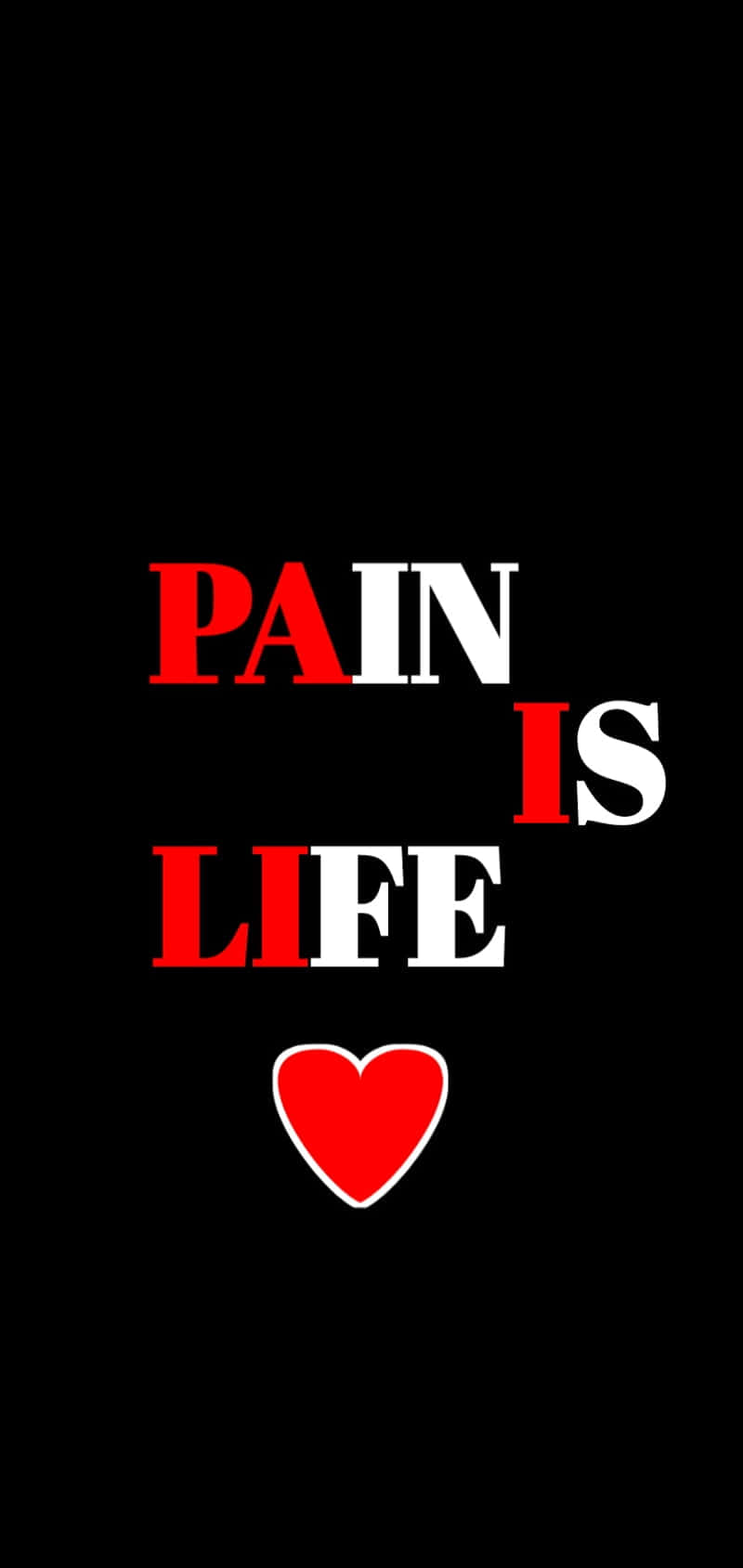 Pain Is Life By Sassy Sassy Background