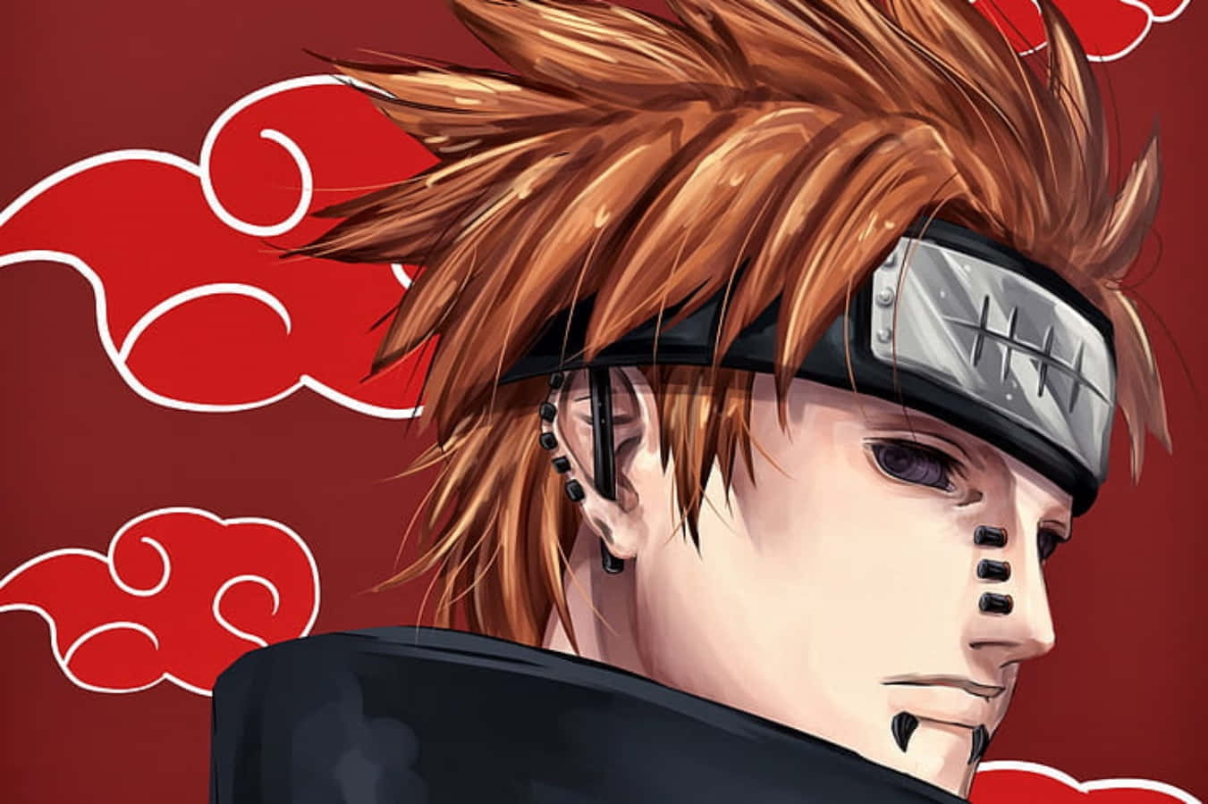 Pain Rinnegan Sending A Destructive Wave Of Chakra. Background