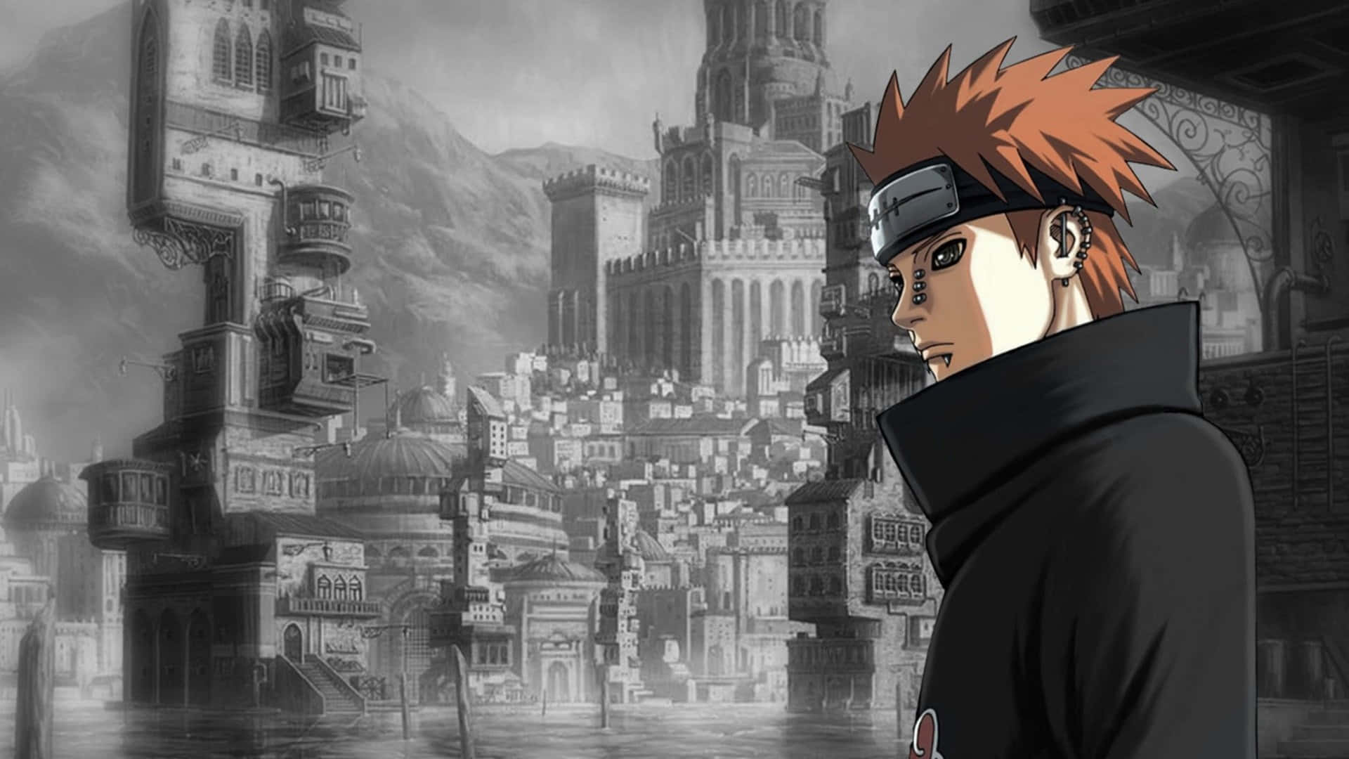 Pain's Deadly Techniques Wrecks Havoc In Naruto 4k Background