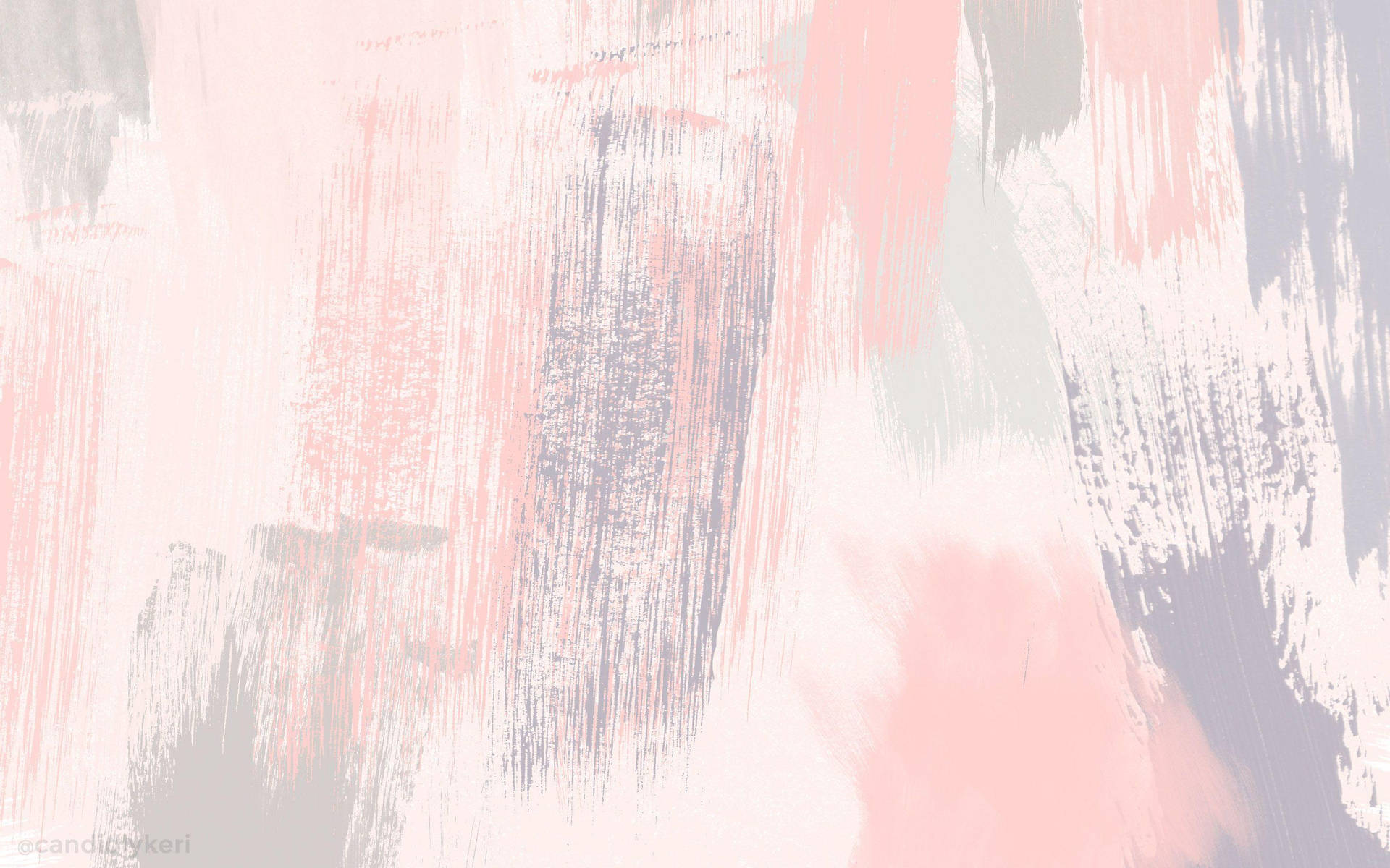 Paint Brush Strokes In Pastel Aesthetic Desktop Background