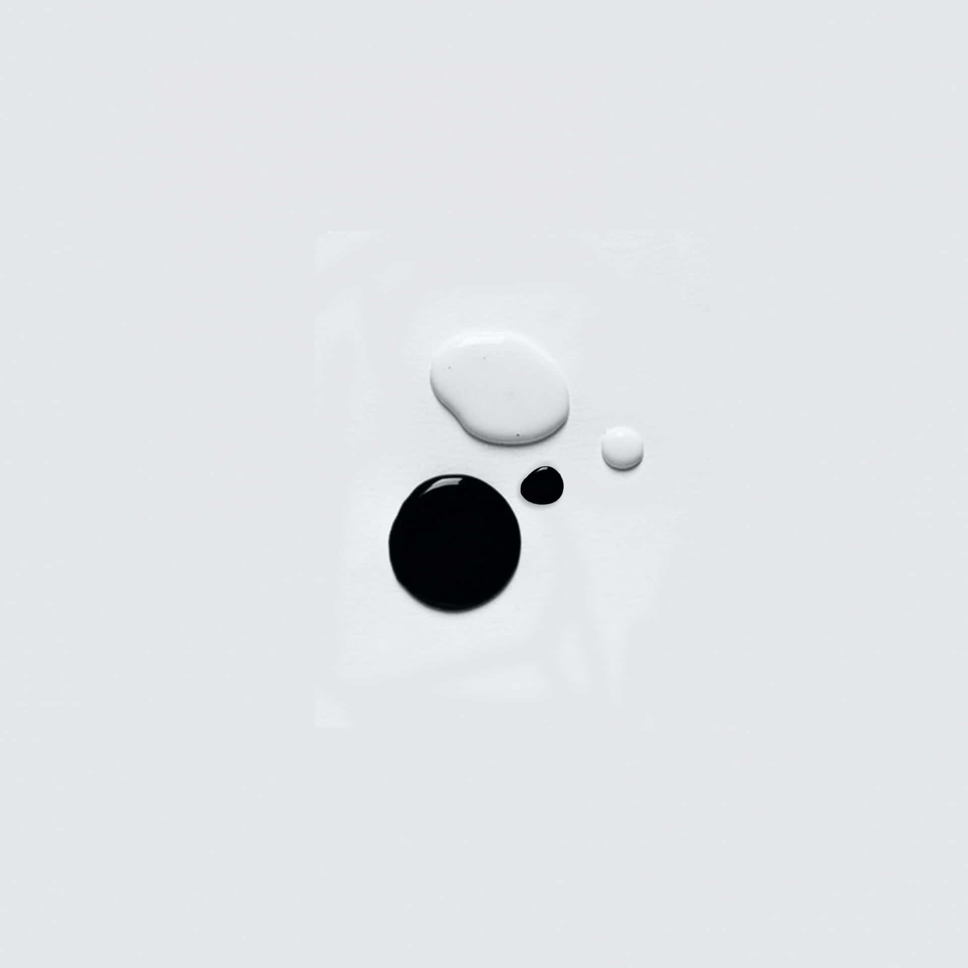 Paint Drops On White Ipad Background