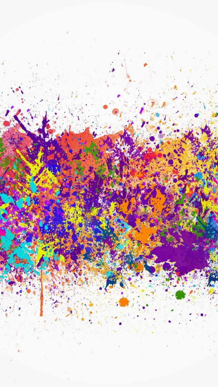 Paint Splash Abstract Iphone Background