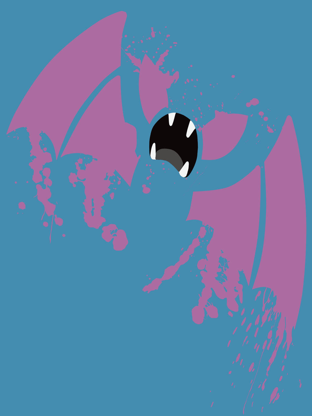 Paint Splatter Zubat