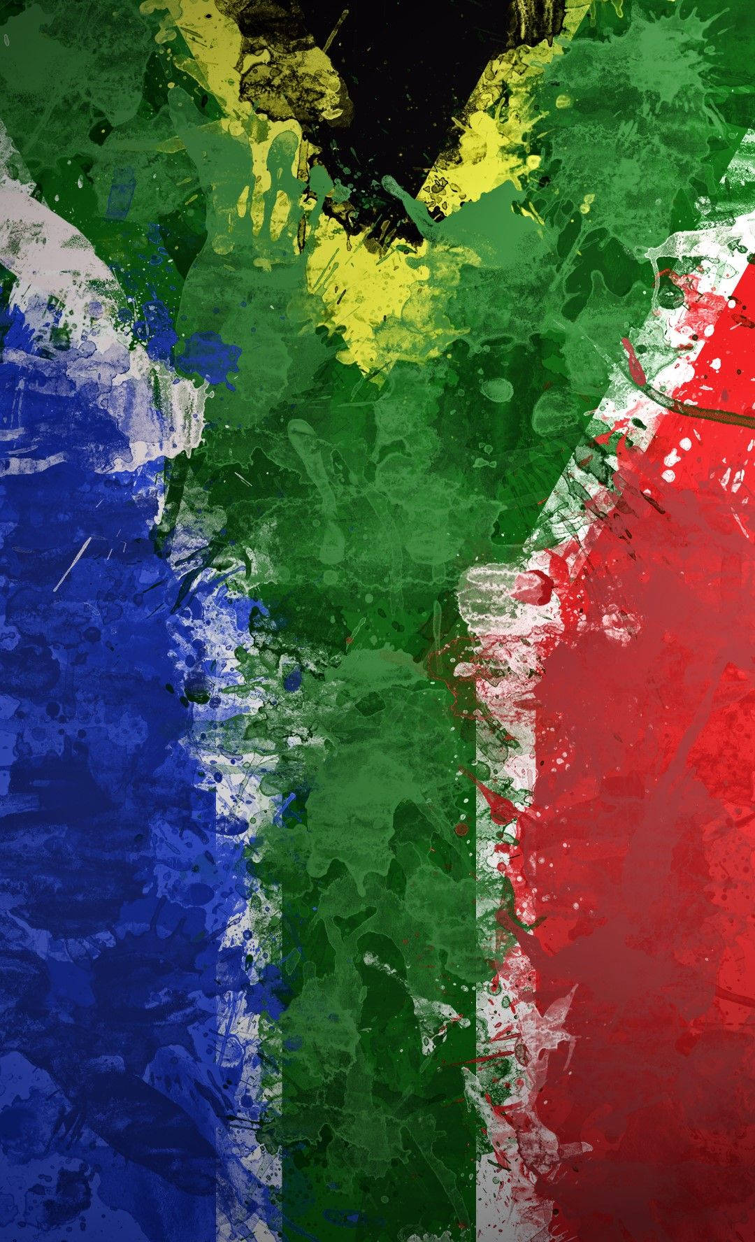 Painted Flag Africa Iphone