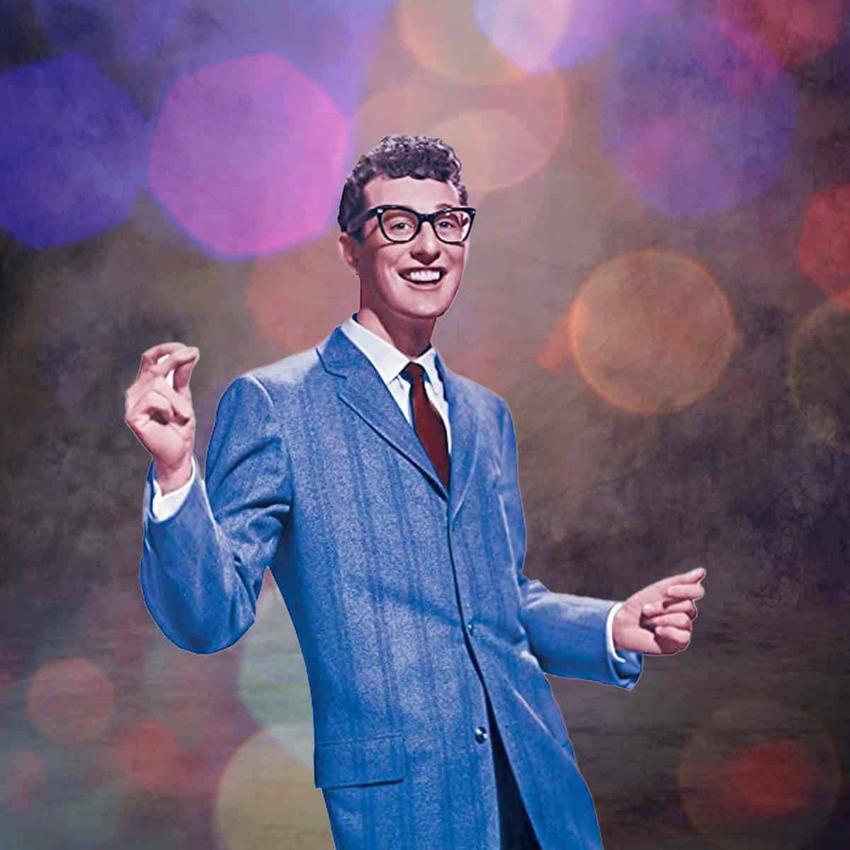 Painted Portrait Of Buddy Holly And The Crickets