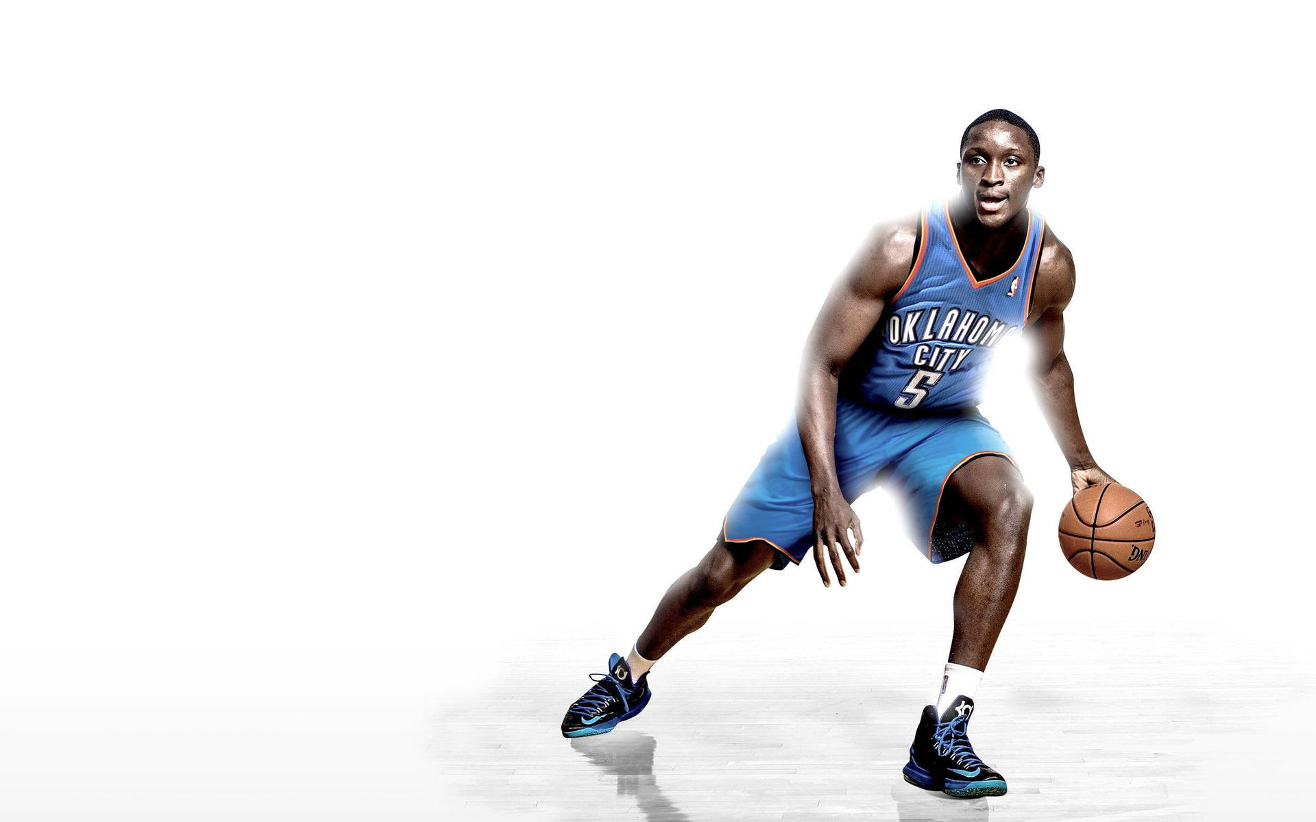 Painted Portrait Of Victor Oladipo Background
