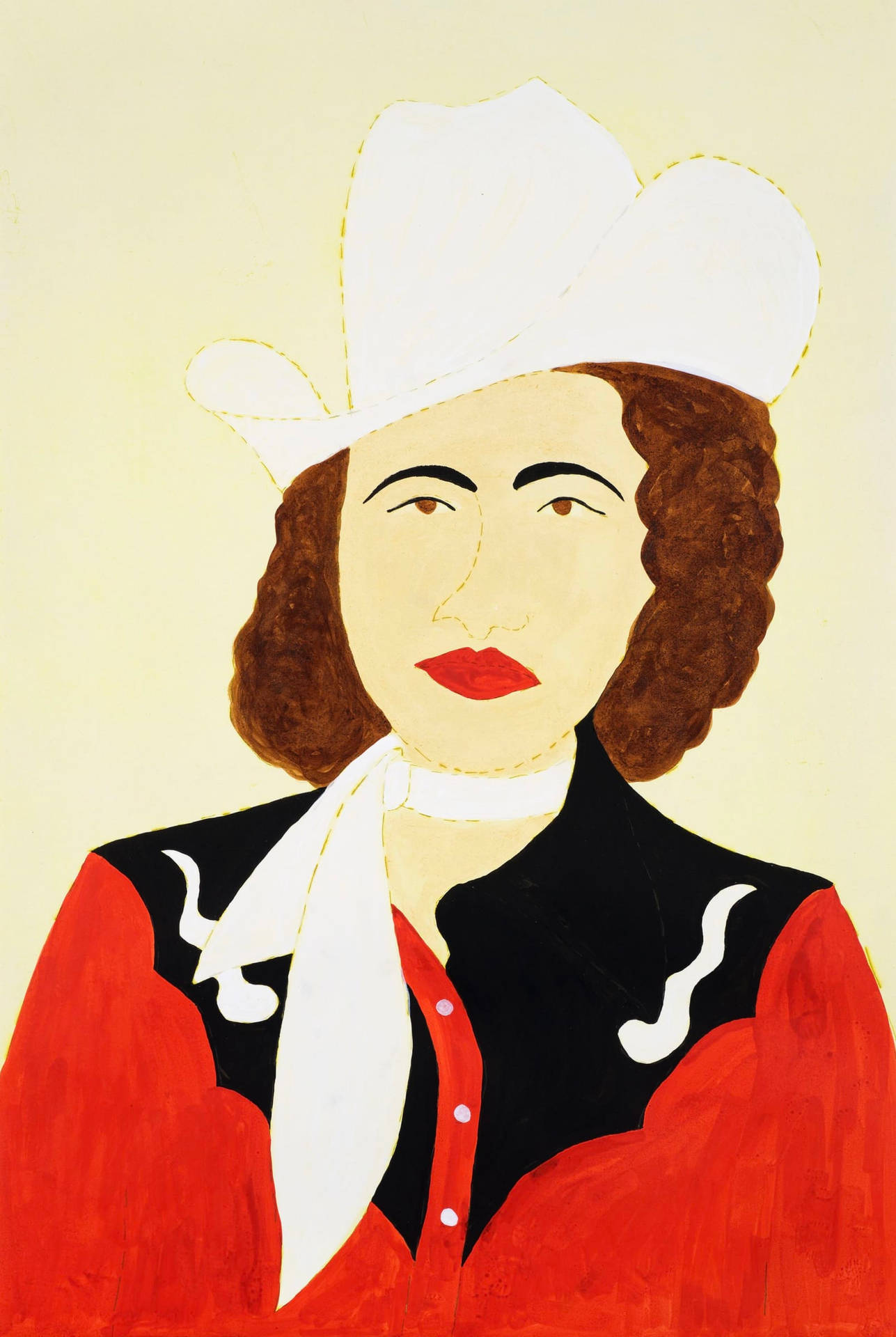 Painted Portrait Patsy Cline