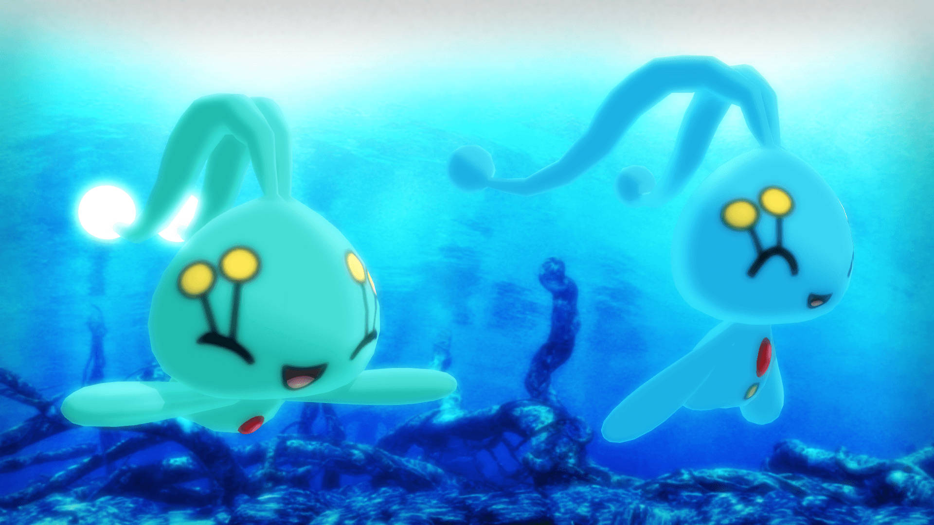 Pair Of Manaphy Background