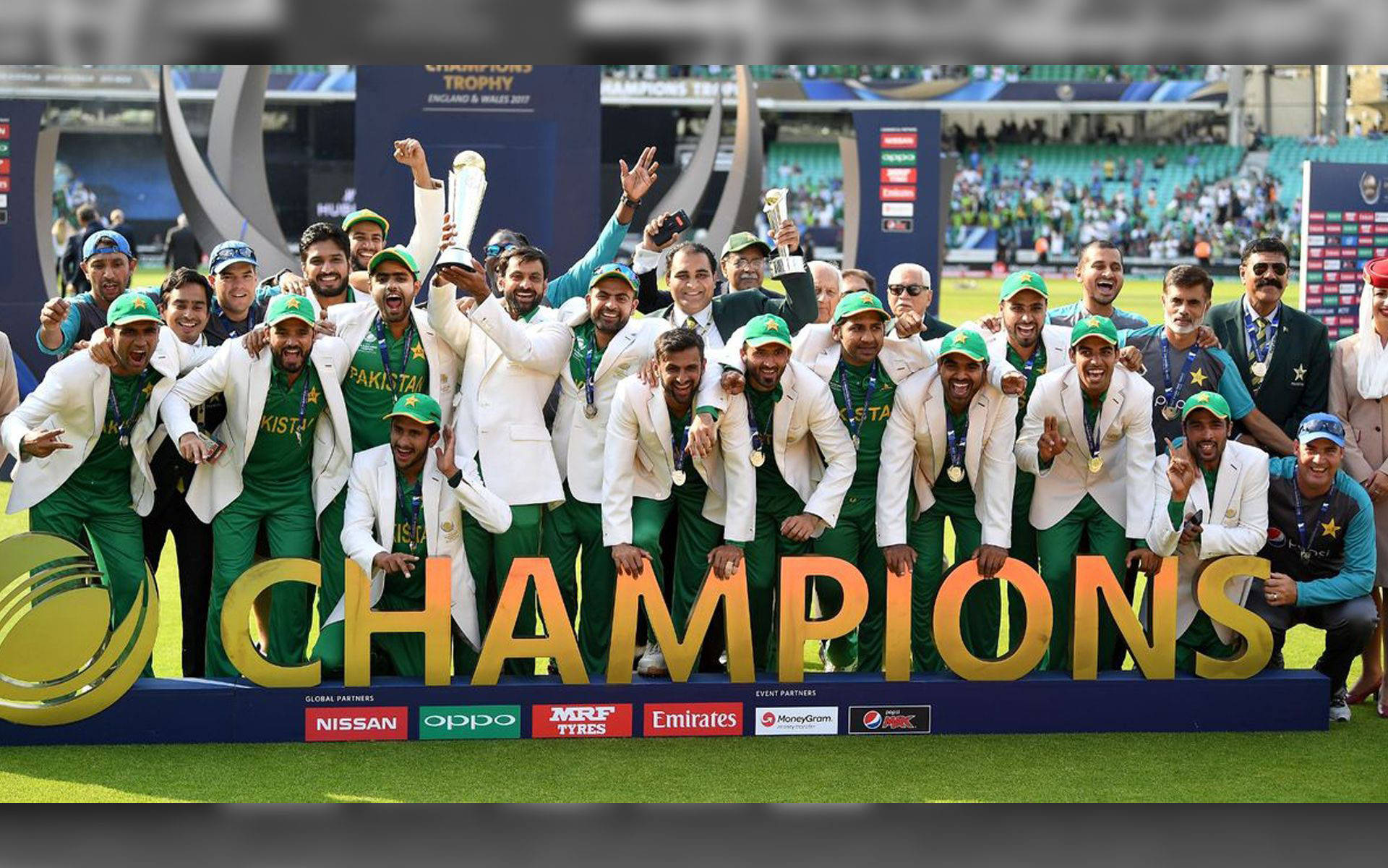 Pakistan Cricket 2017 Champions Background