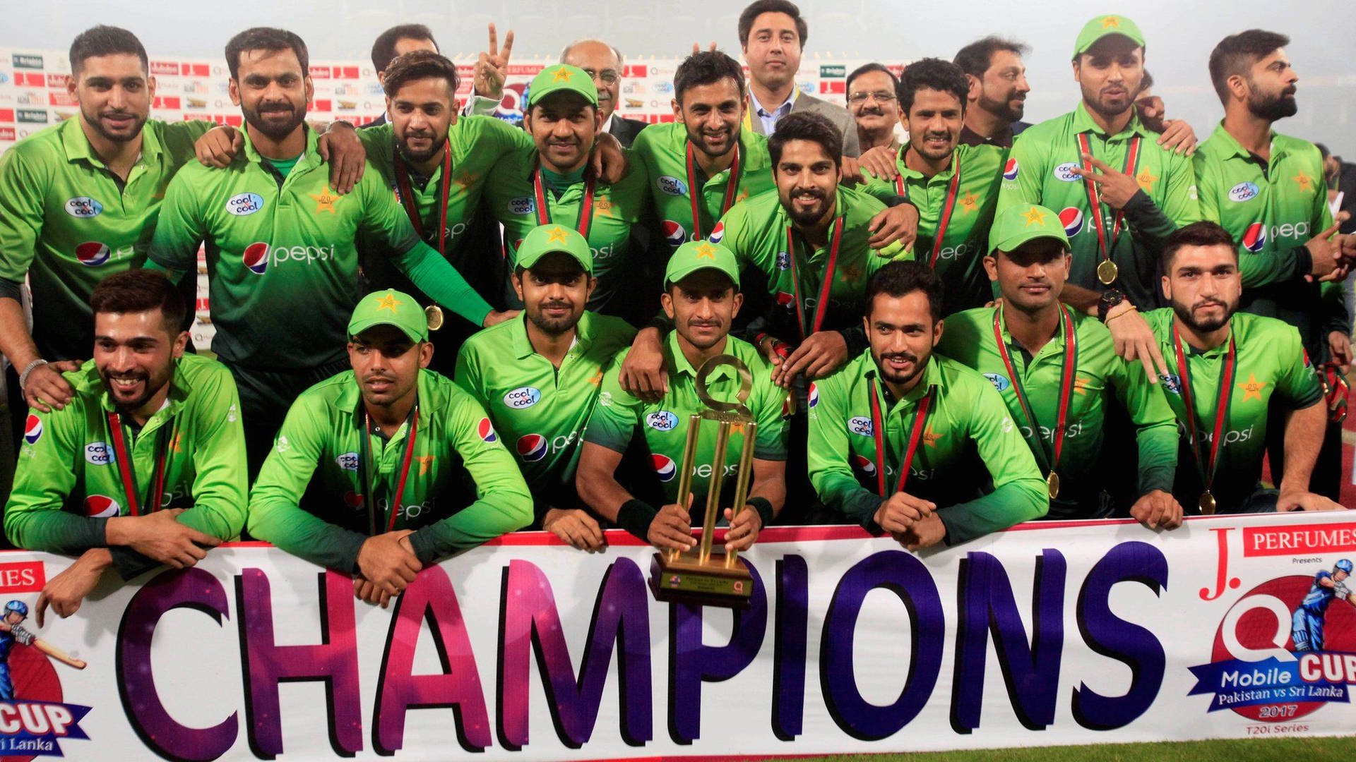 Pakistan Cricket Team Champions Triumph