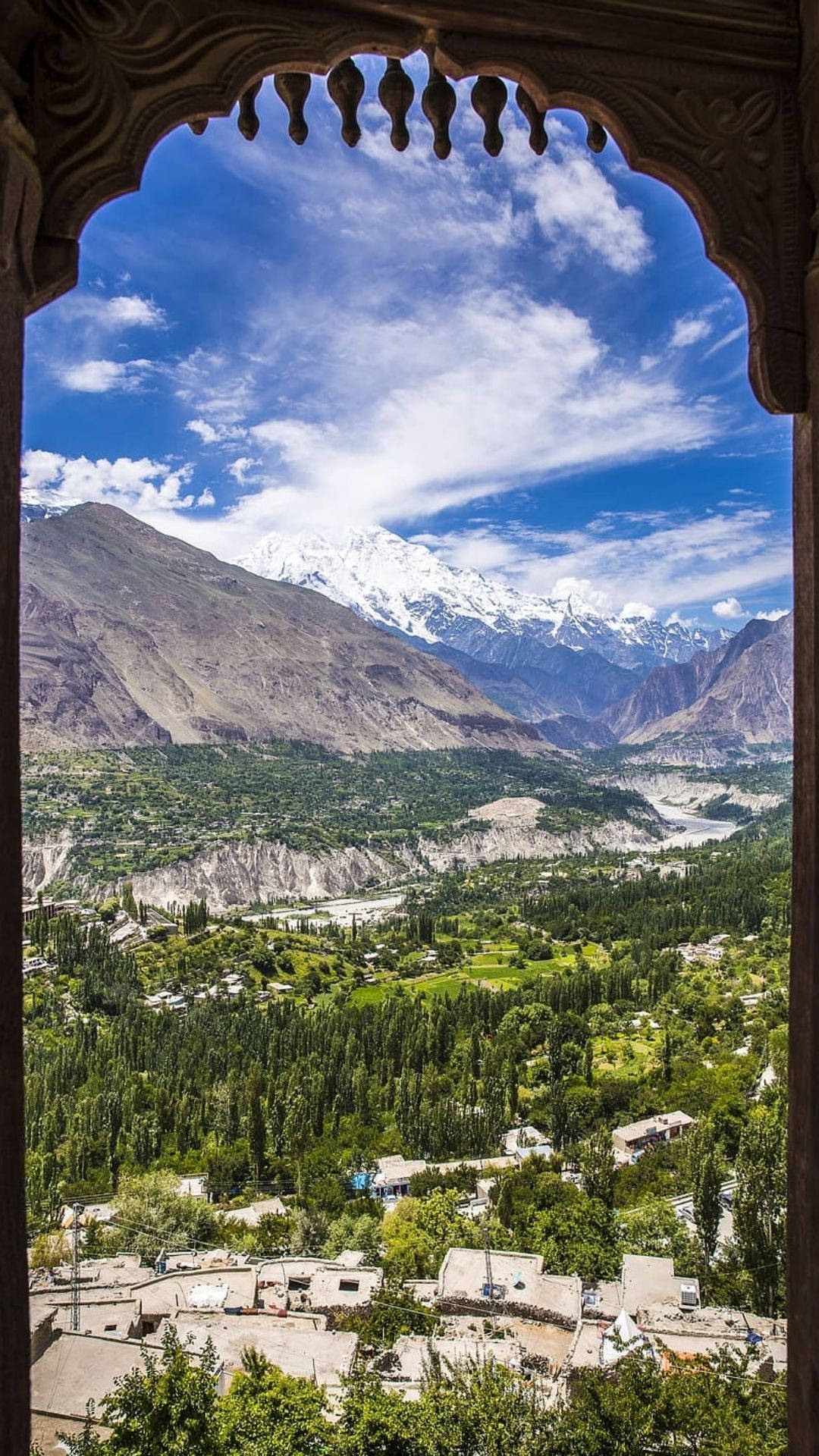 Pakistan Window View Background