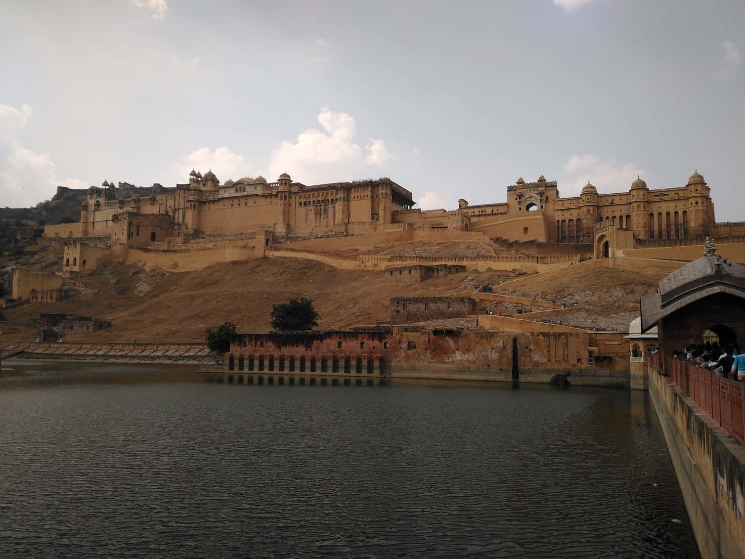 Palace In Amer Fort Background