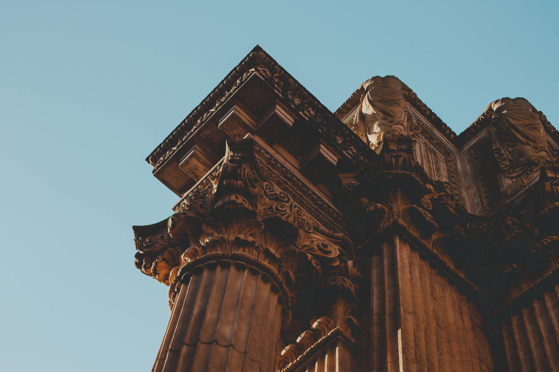 Palace Of Fine Arts Structure Background