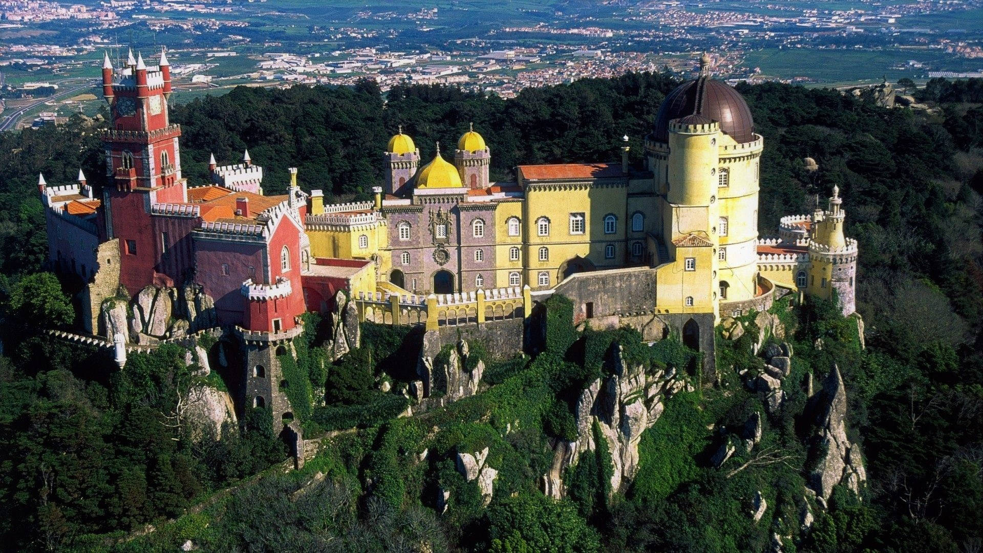 Palace Of Pena Portugal Background