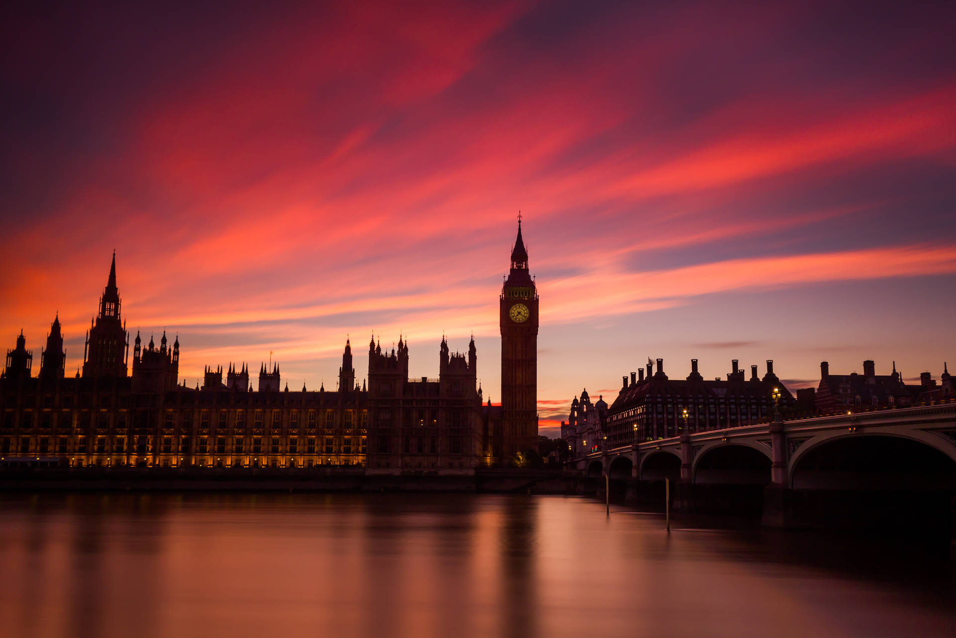 Palace Of Westminster England Background