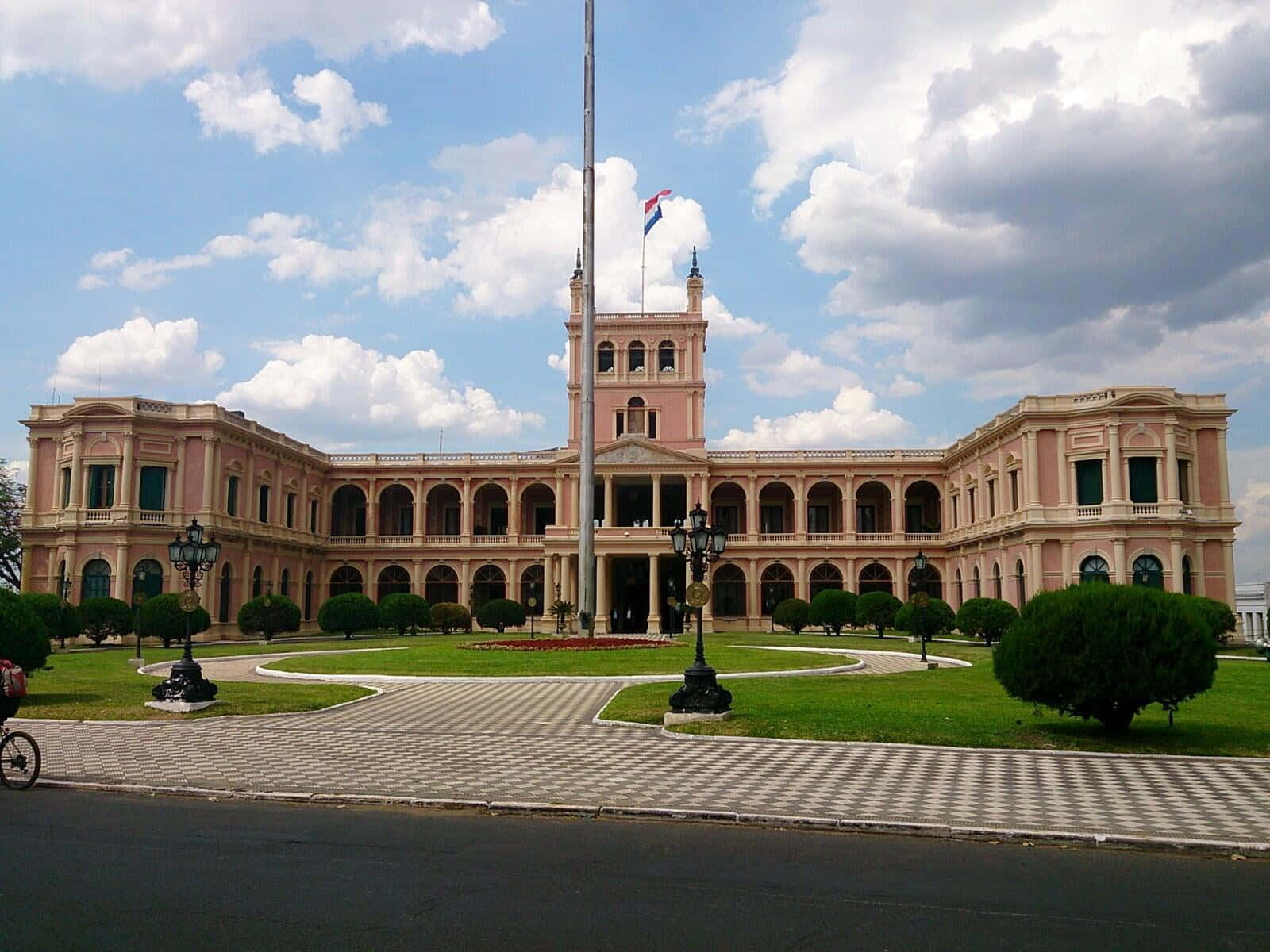 Palacio De Lopez Stands High In Asuncion