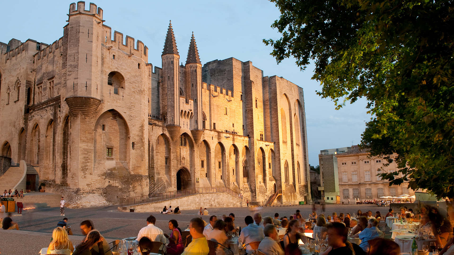 Palais Avignon Des Papes Background