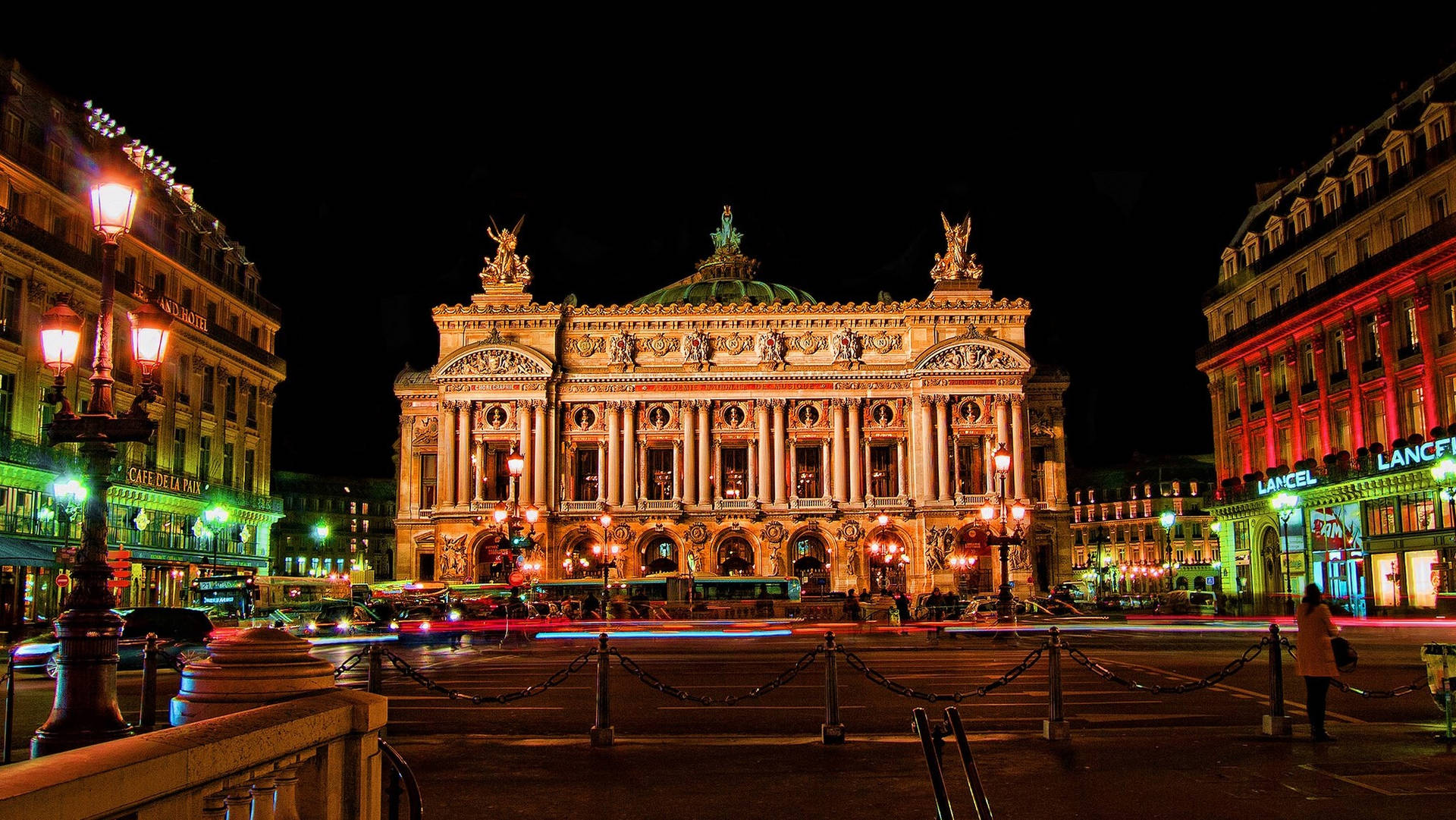 Palais Garnier In Paris France Background