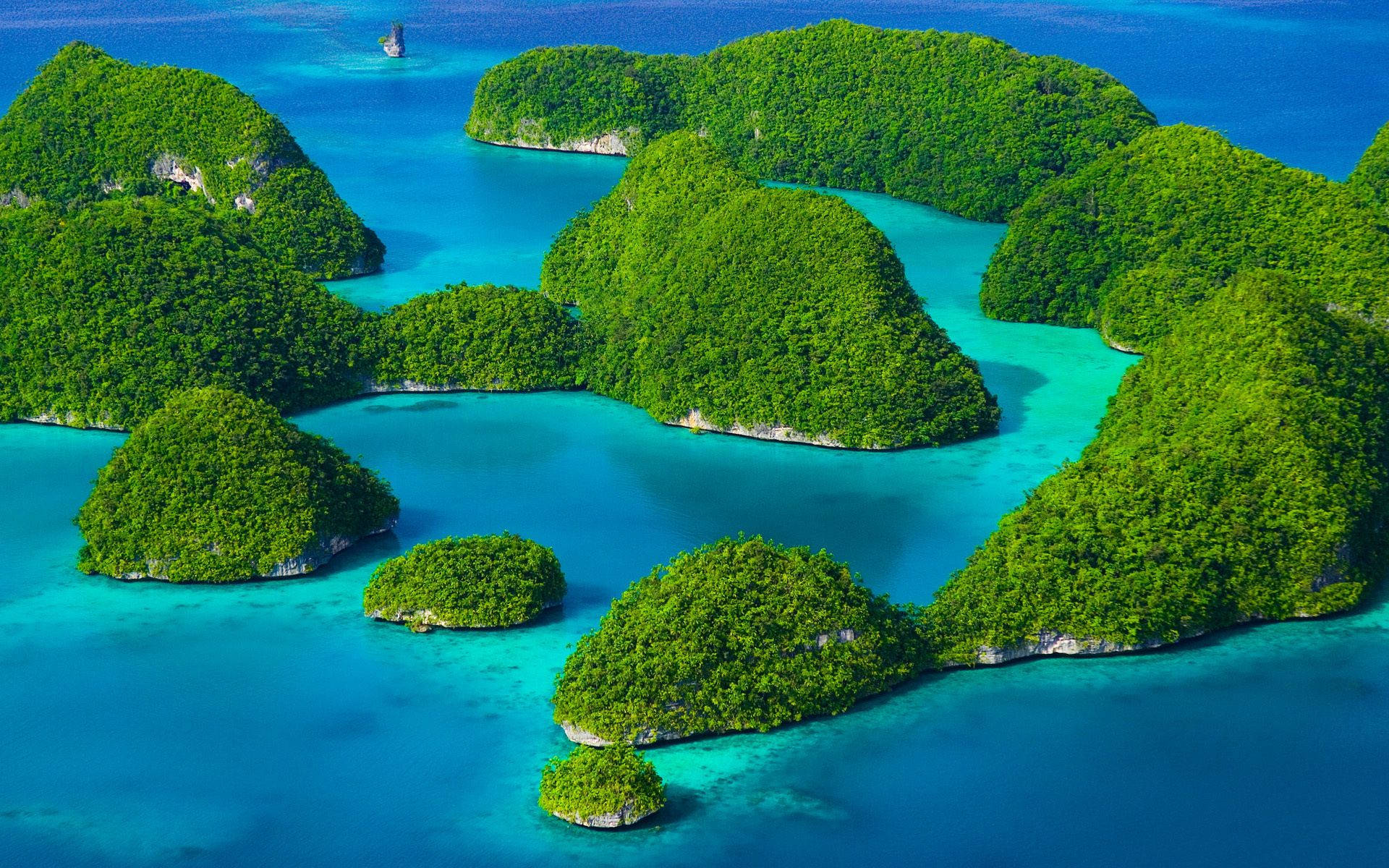 Palau Ethereal Lagoon Background