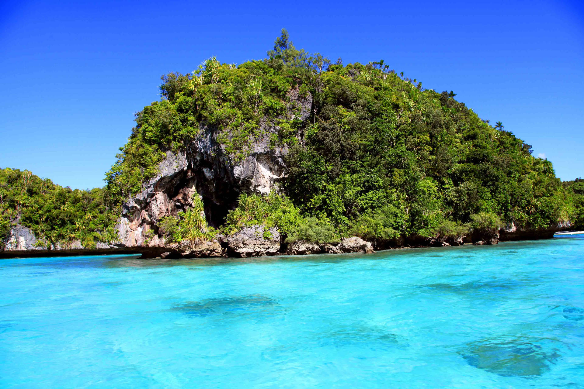 Palau Turquoise Waters Background