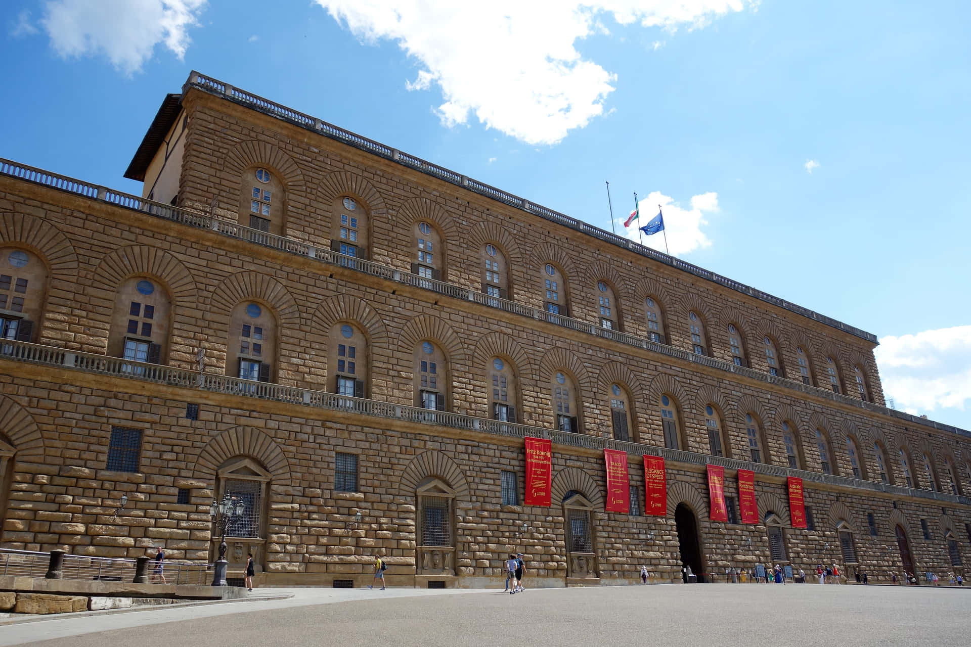 Palazzo Pitti Flag Background