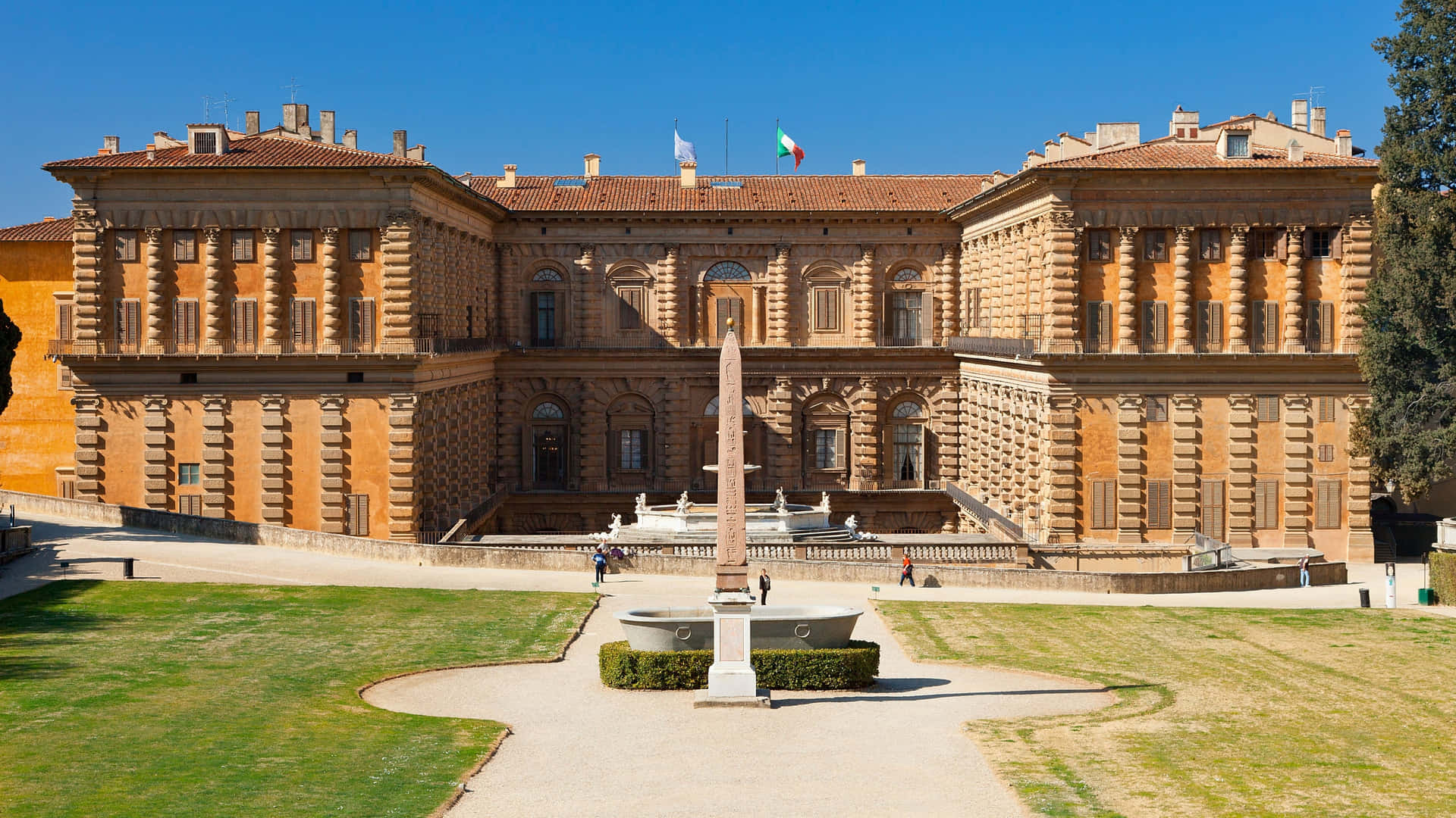 Palazzo Pitti Obelisk Background