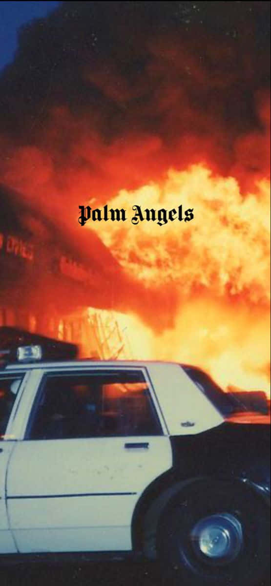 Palm Angels Fire Background