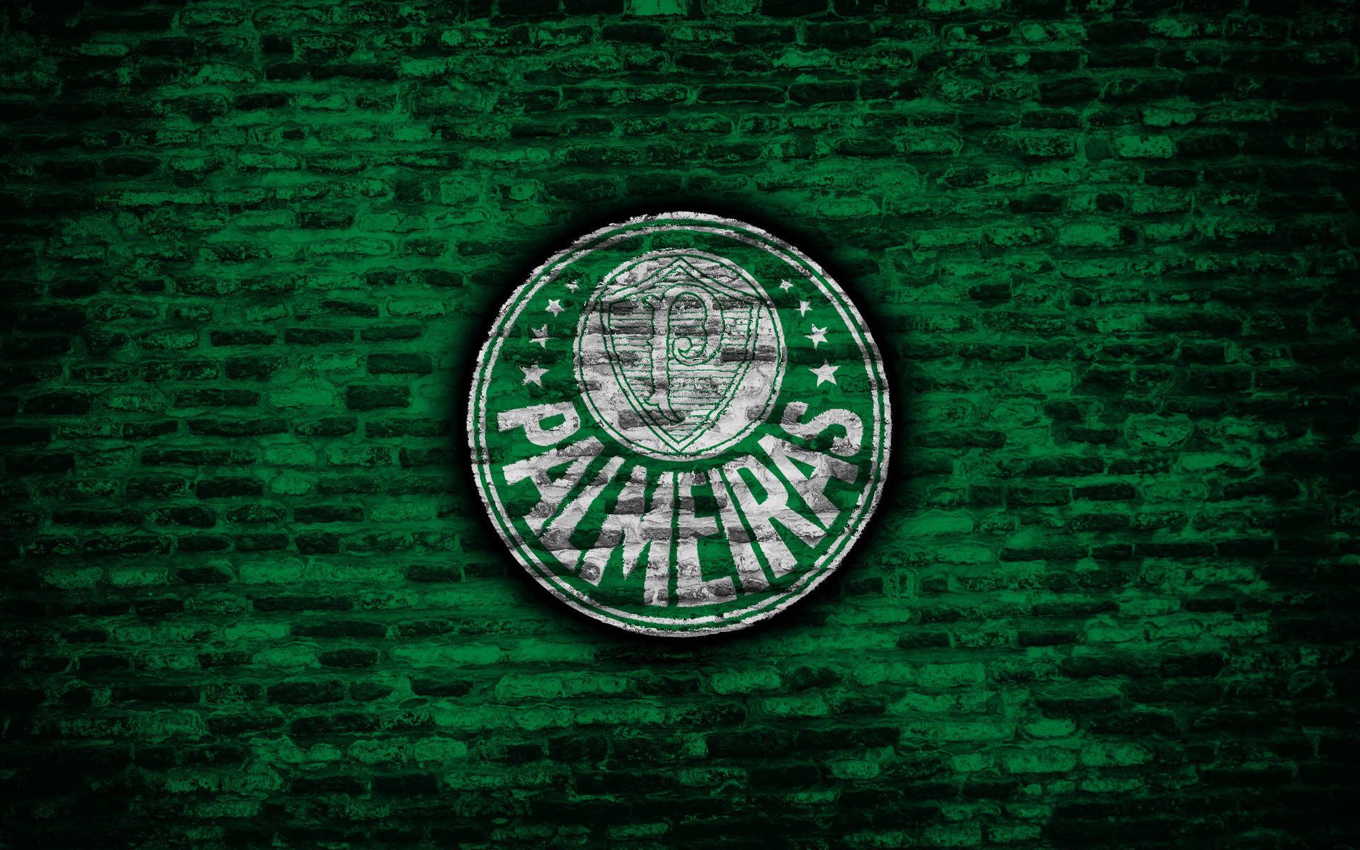 Palmeiras Brick Wall Background