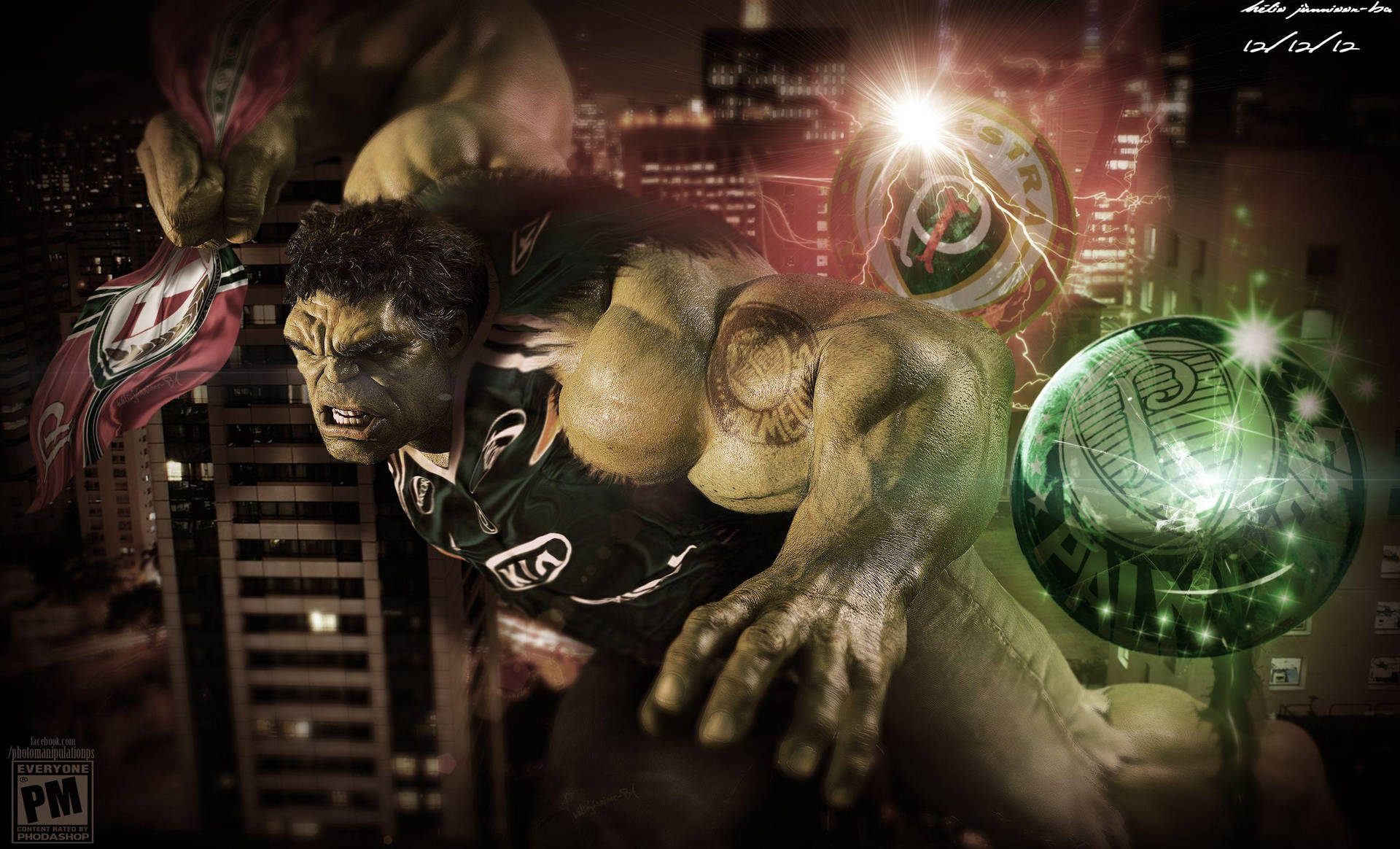 Palmeiras Hulk Roar Background