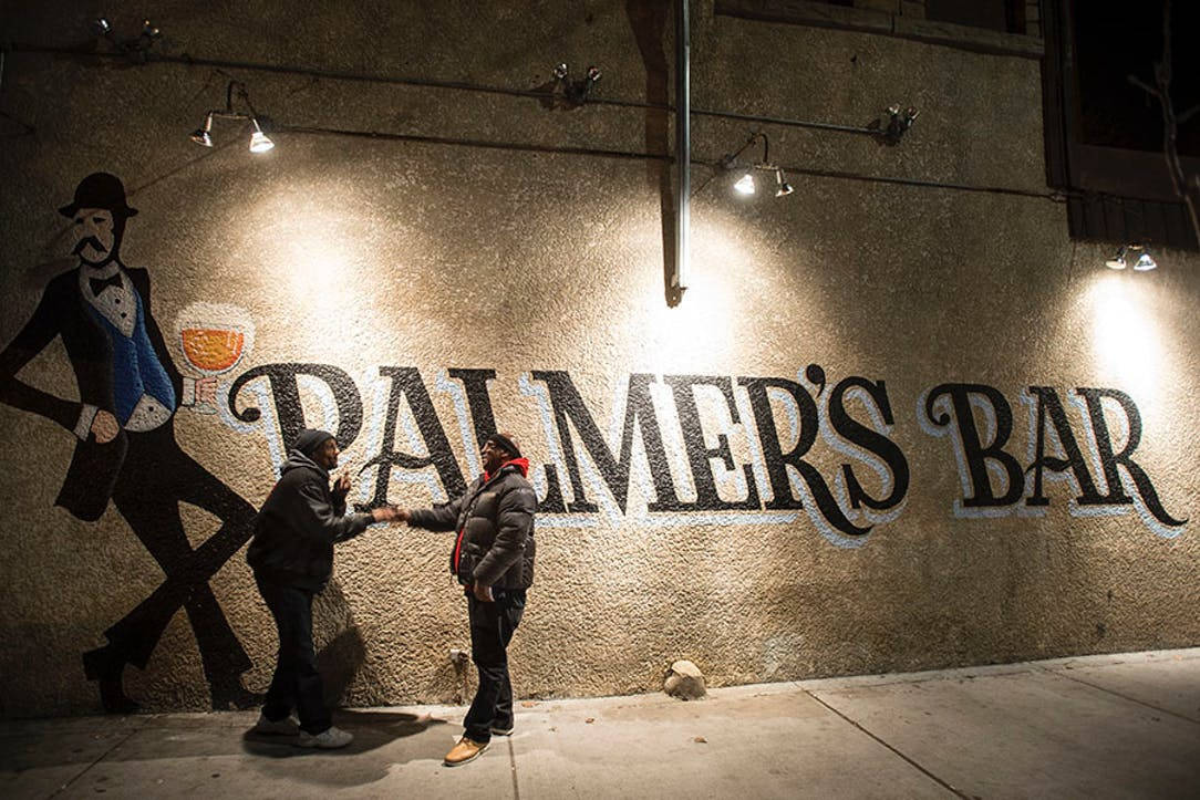 Palmer's Bar Mural Minneapolis Background