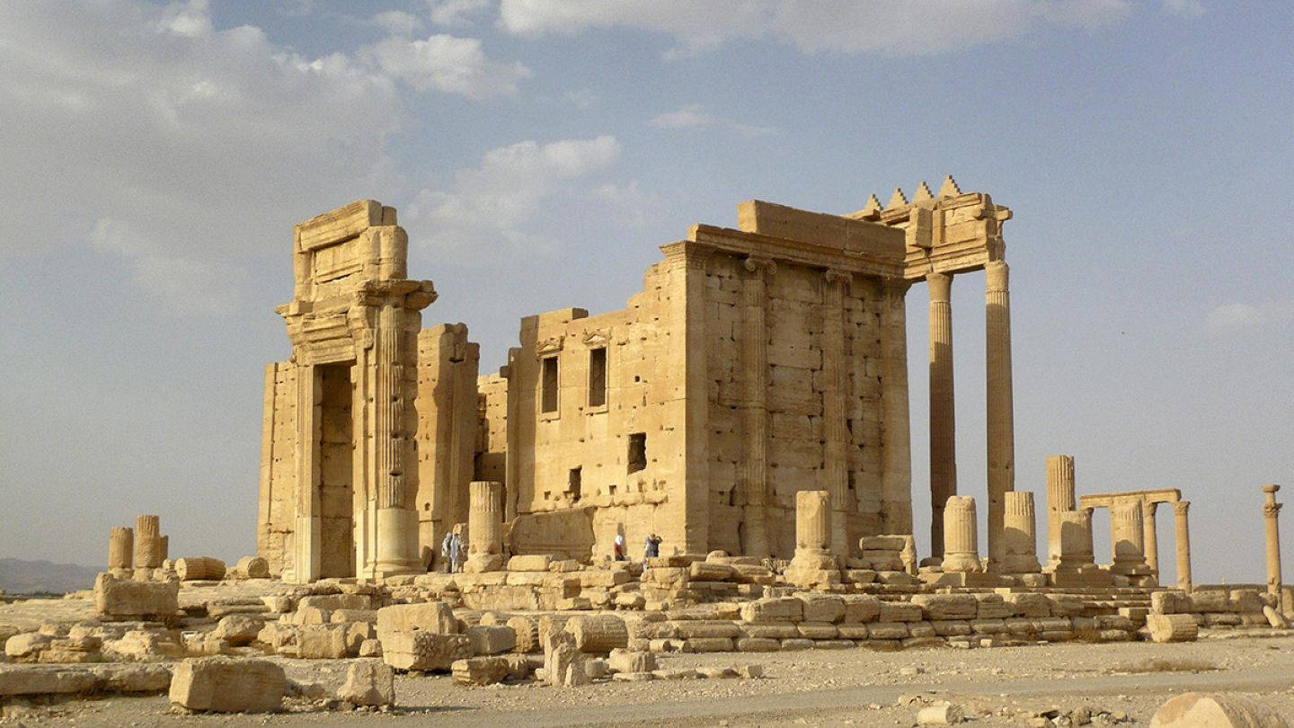 Palmyra's Temple Of Bel Background