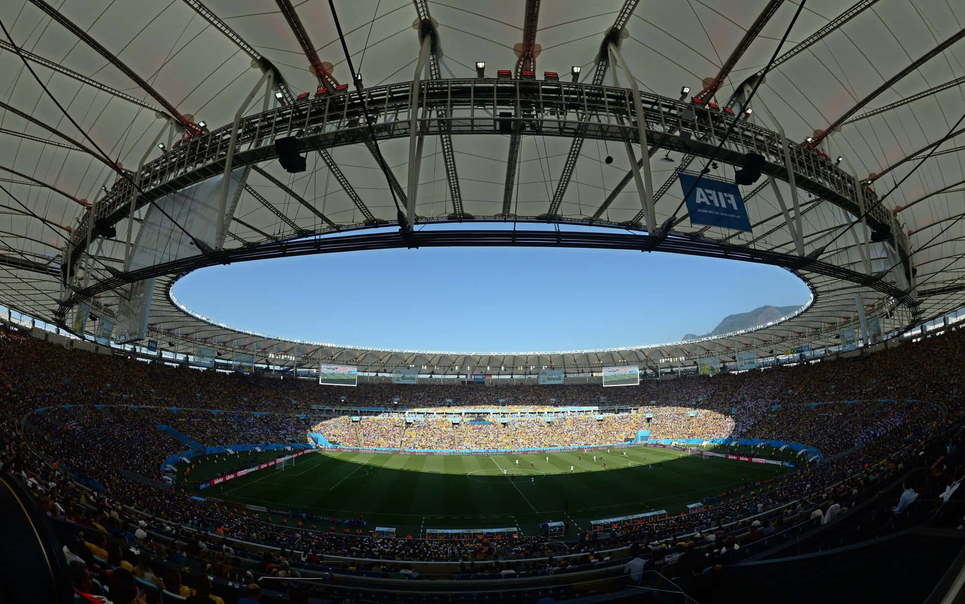 Palpable Excitement At Soccer Game Background
