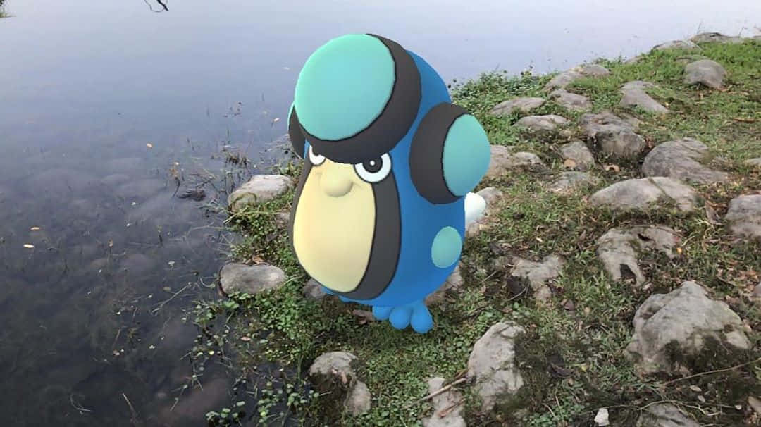Palpitoad Spotted On Pokemon Go Background