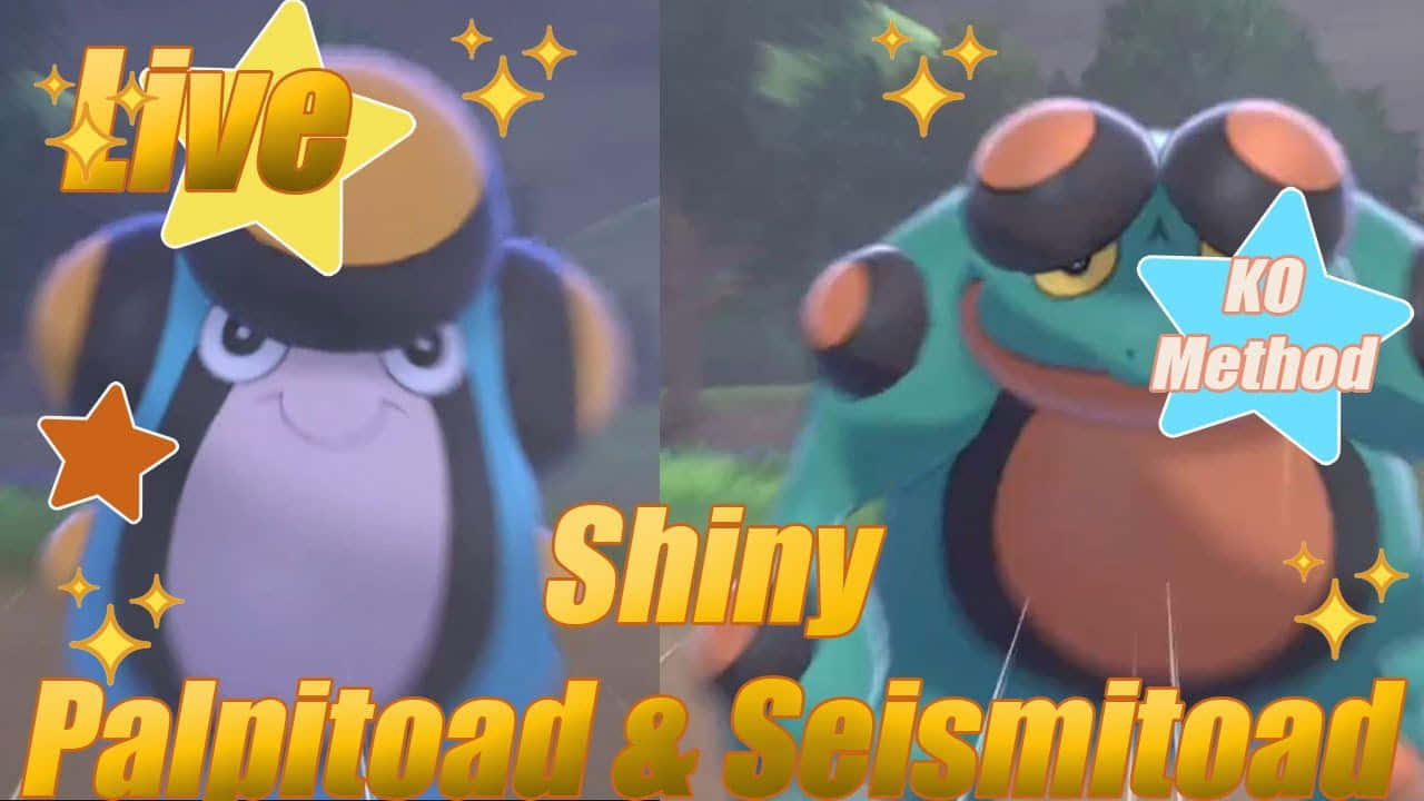 Palpitoad Versus Seismitoad Battle Background