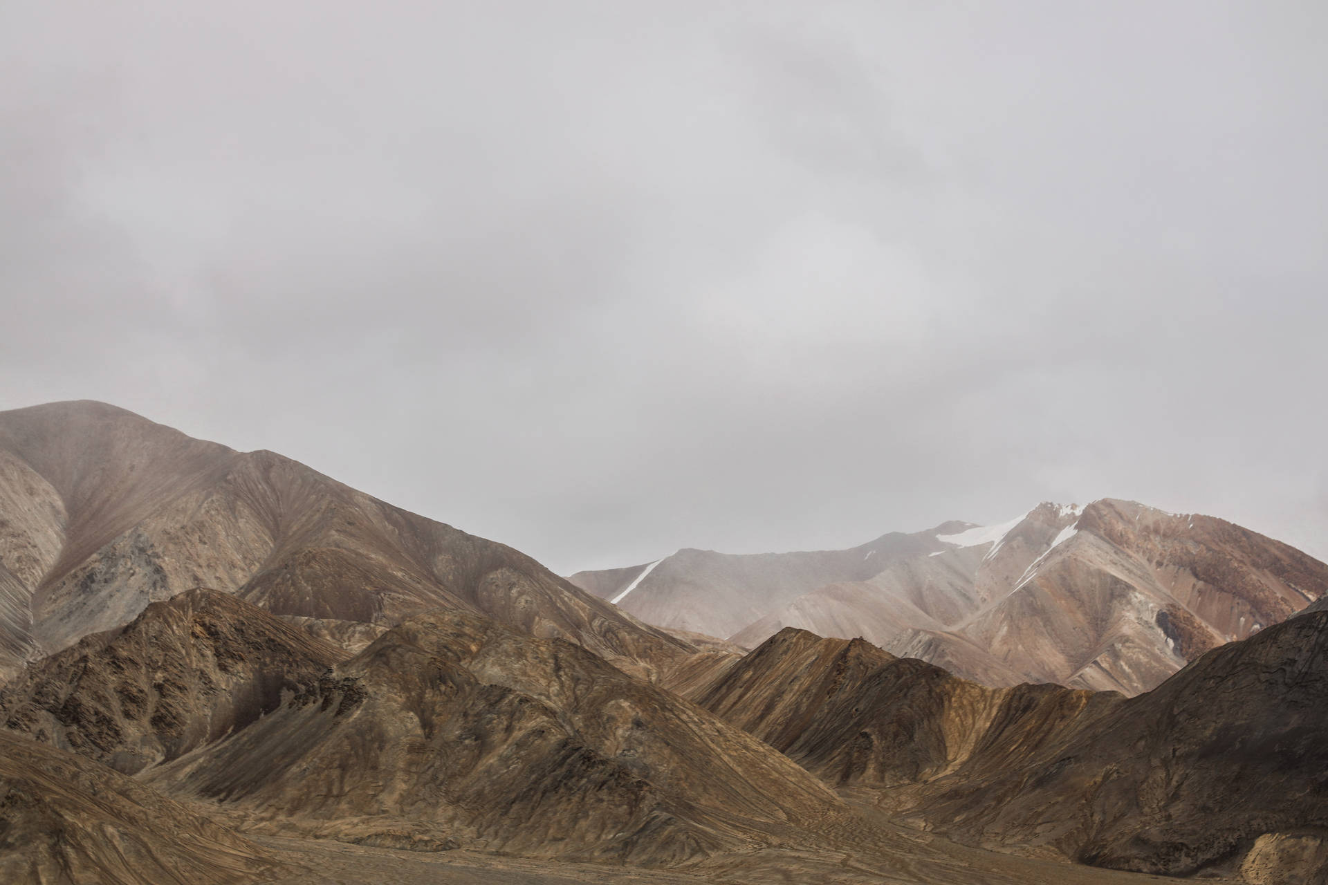 Pamir Desert In Tajikistan Background