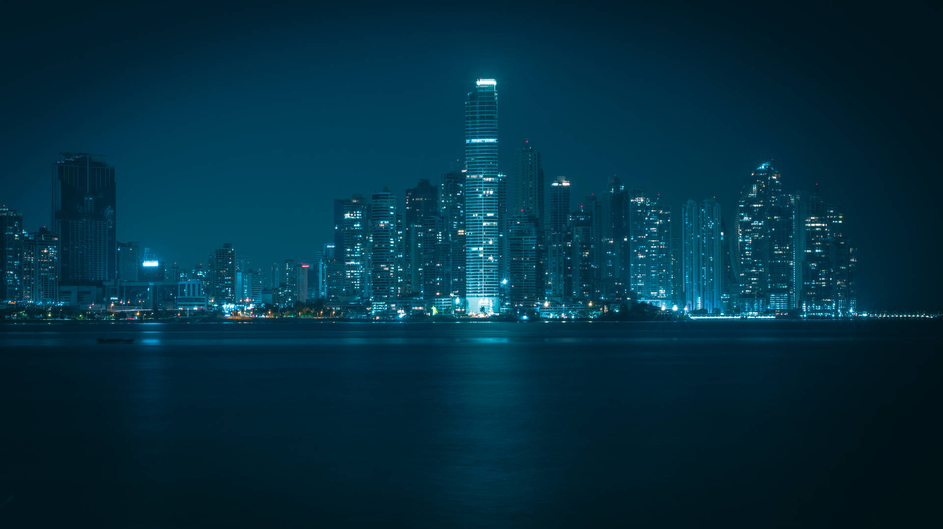 Panama At Night Background