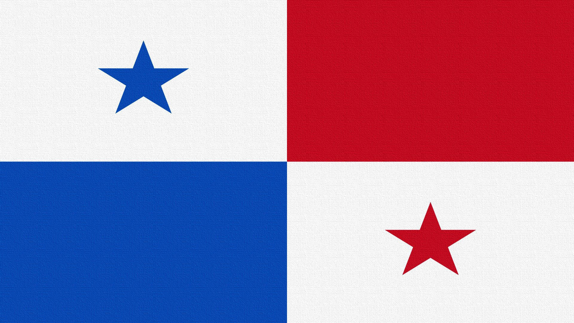 Panama National Flag Background