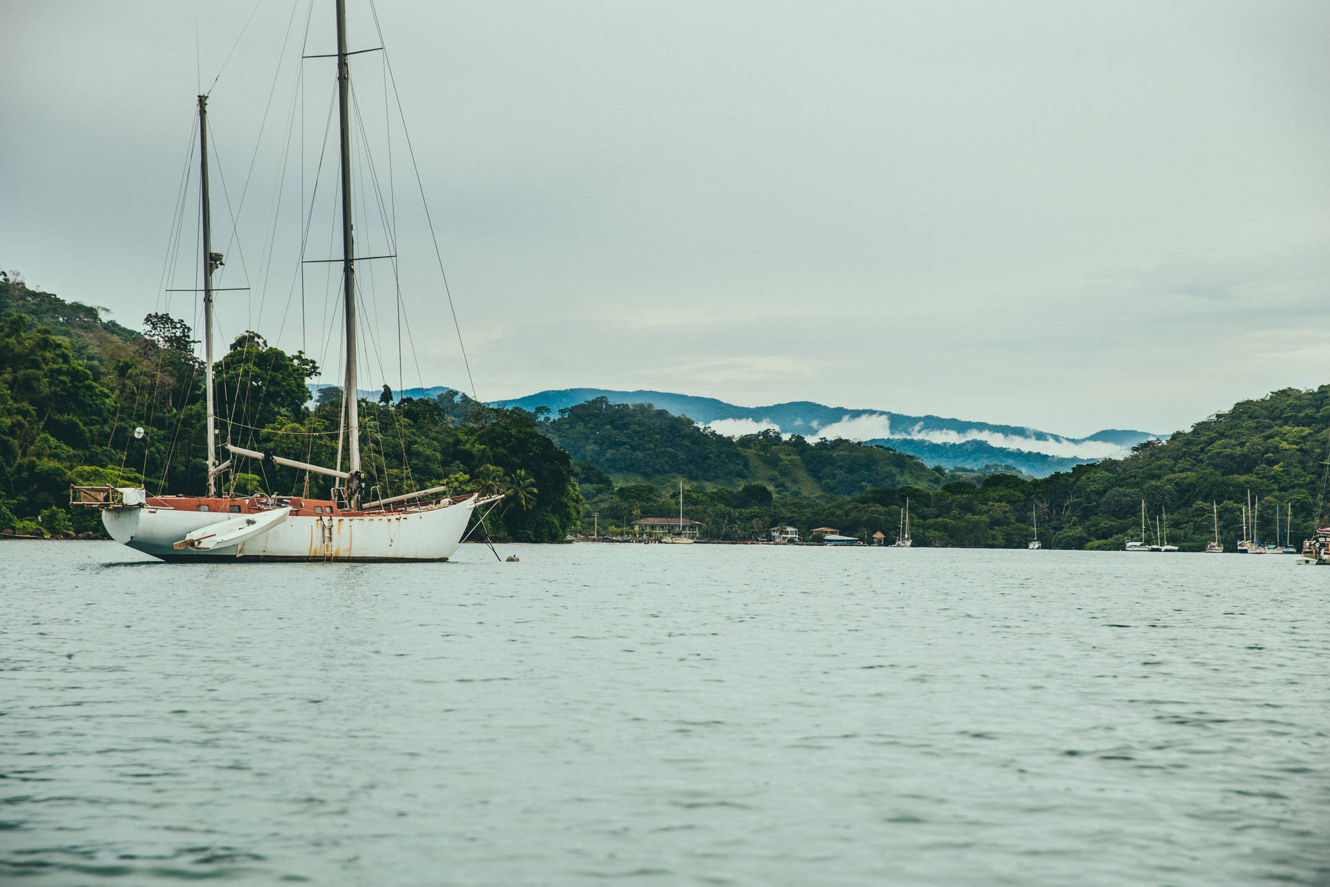 Panama Sailboat Background