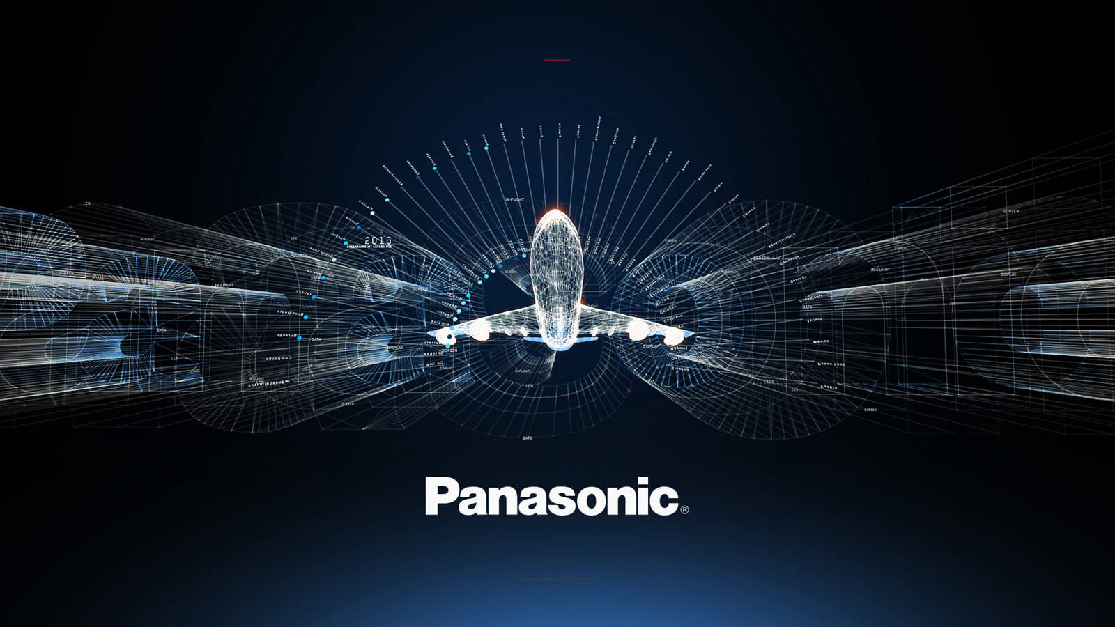 Panasonic Airplane Blueprint Background