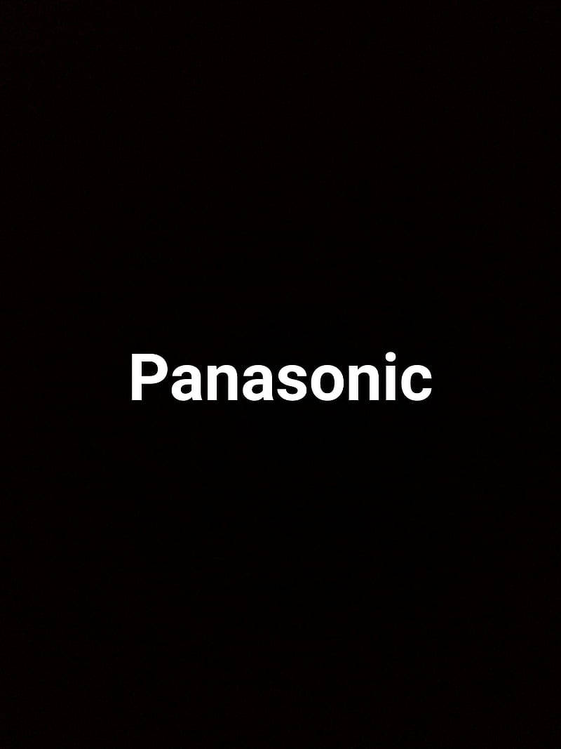 Panasonic Brand Black Background