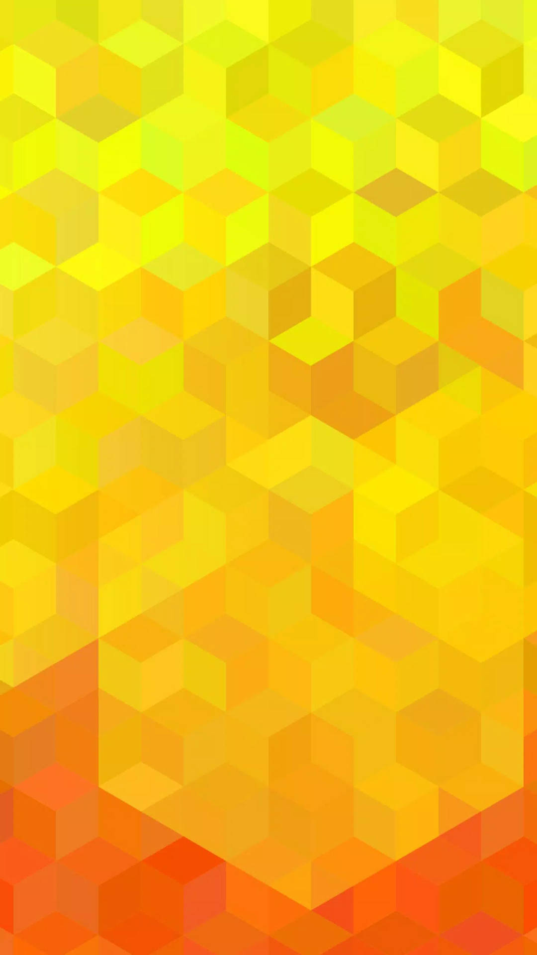 Panasonic Yellow Orange Hexagon Background