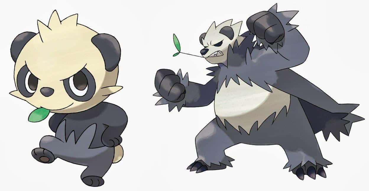 Pancham And Pangoro Original Cartoon Version Background