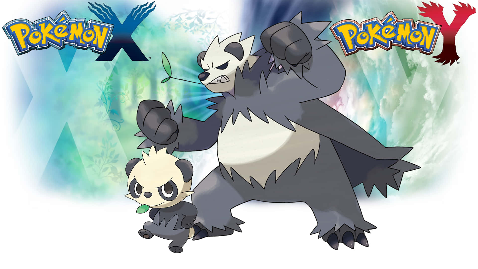 Pancham And Pangoro Pokemon Xy Background