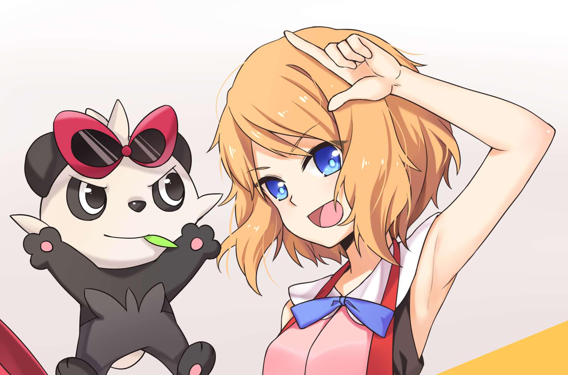 Pancham With Serena Background
