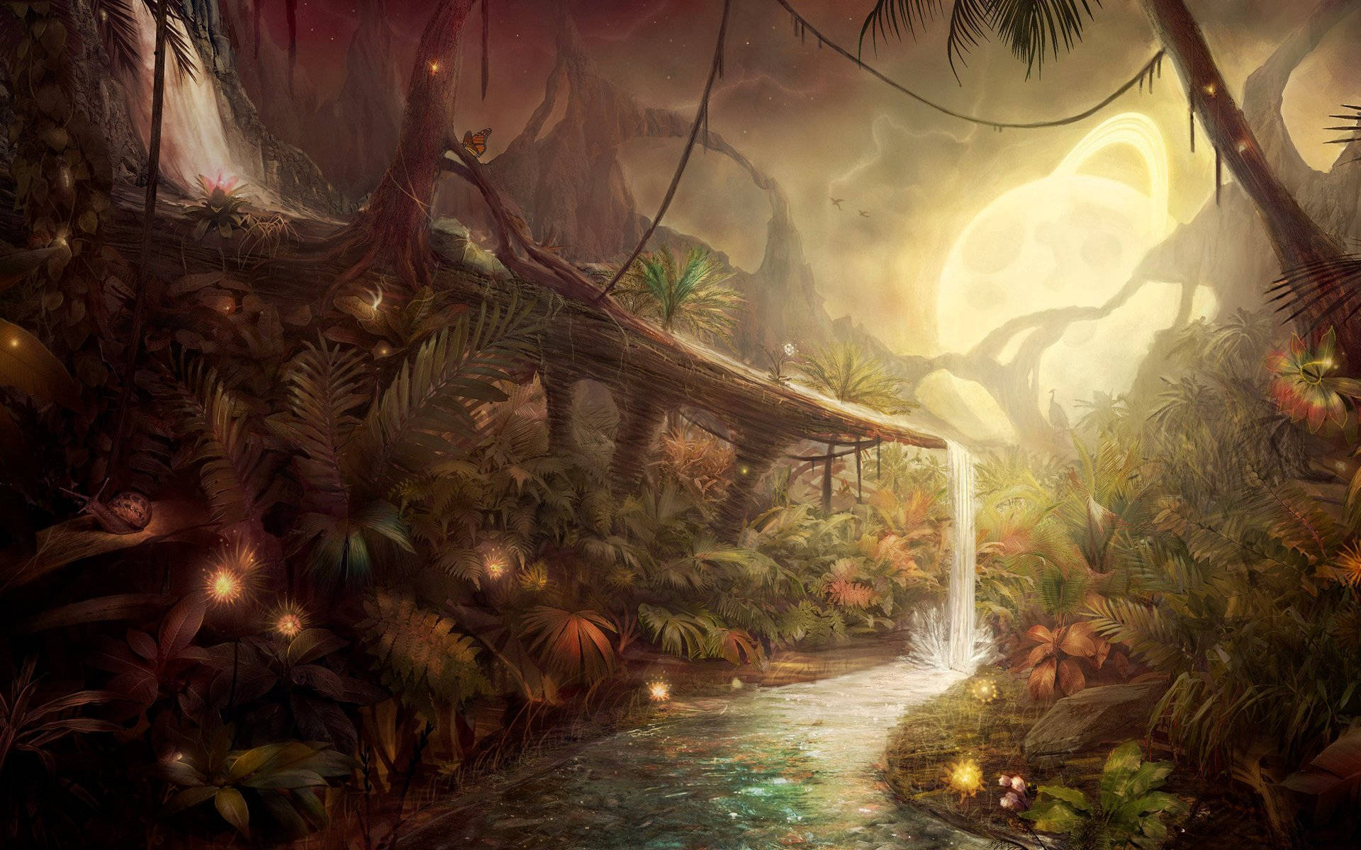 Pandora Fantasy River Background